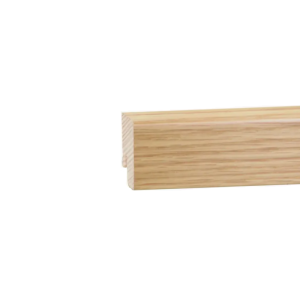 Sockelleiste KF 40 Eiche matt lackiert furnierummantelt
