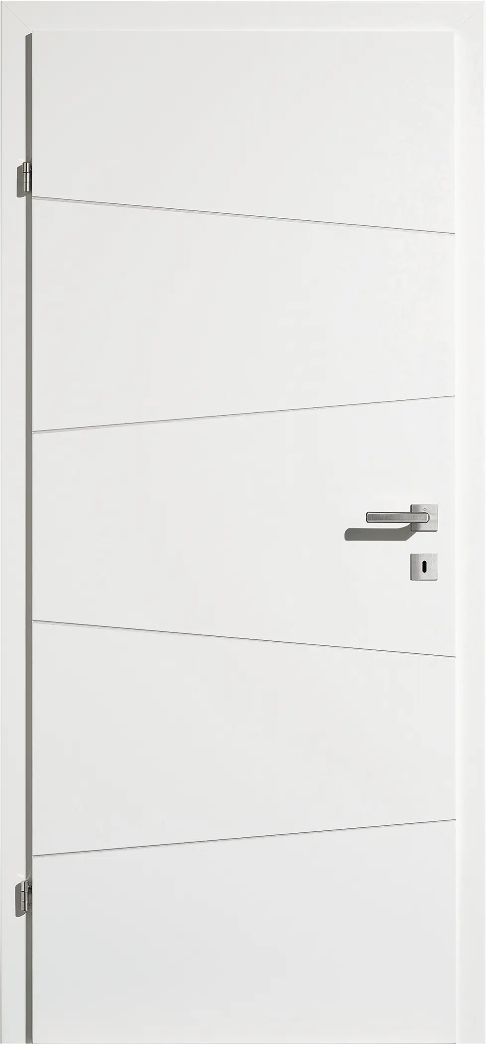 Kunex Innentüre Esprit 43 mit 4 Lisenen schrägverlaufend