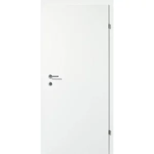 Innentüre weiß glatt, Kunex, Röhrenspan, 65 cm x 203 cm, Links