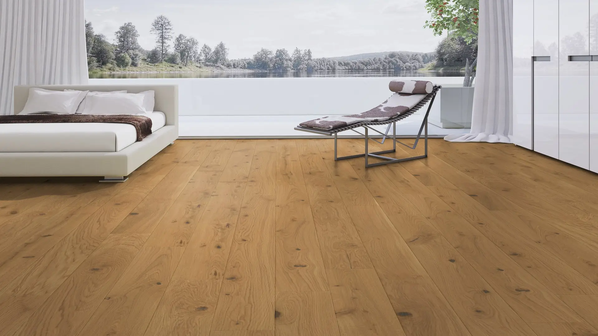 Weitzer Parkett Diele 2245 PLUS Eiche Natur wild ProVital finish (geölt) – Bild 4