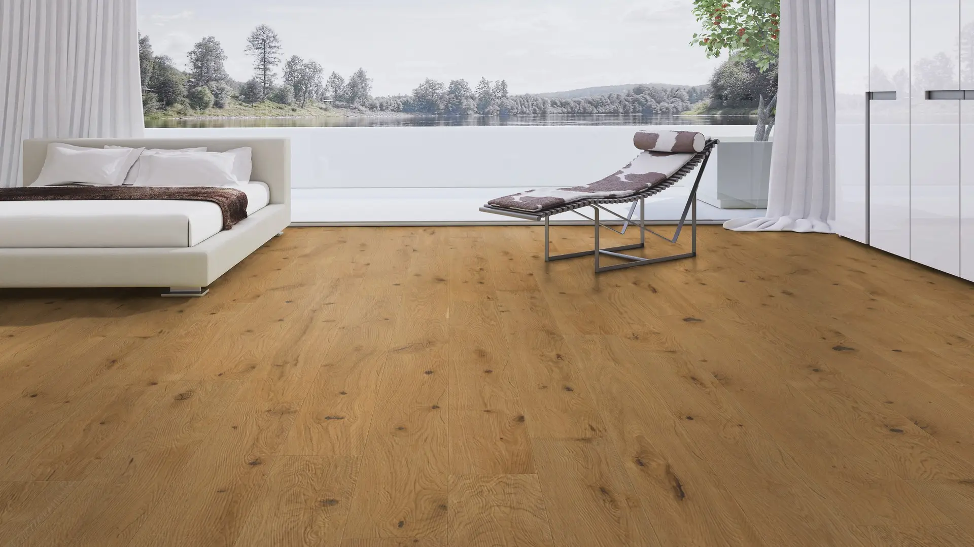 Weitzer Parkett Diele 2245 PLUS Eiche Natur wild ProVital finish (geölt) – Bild 4