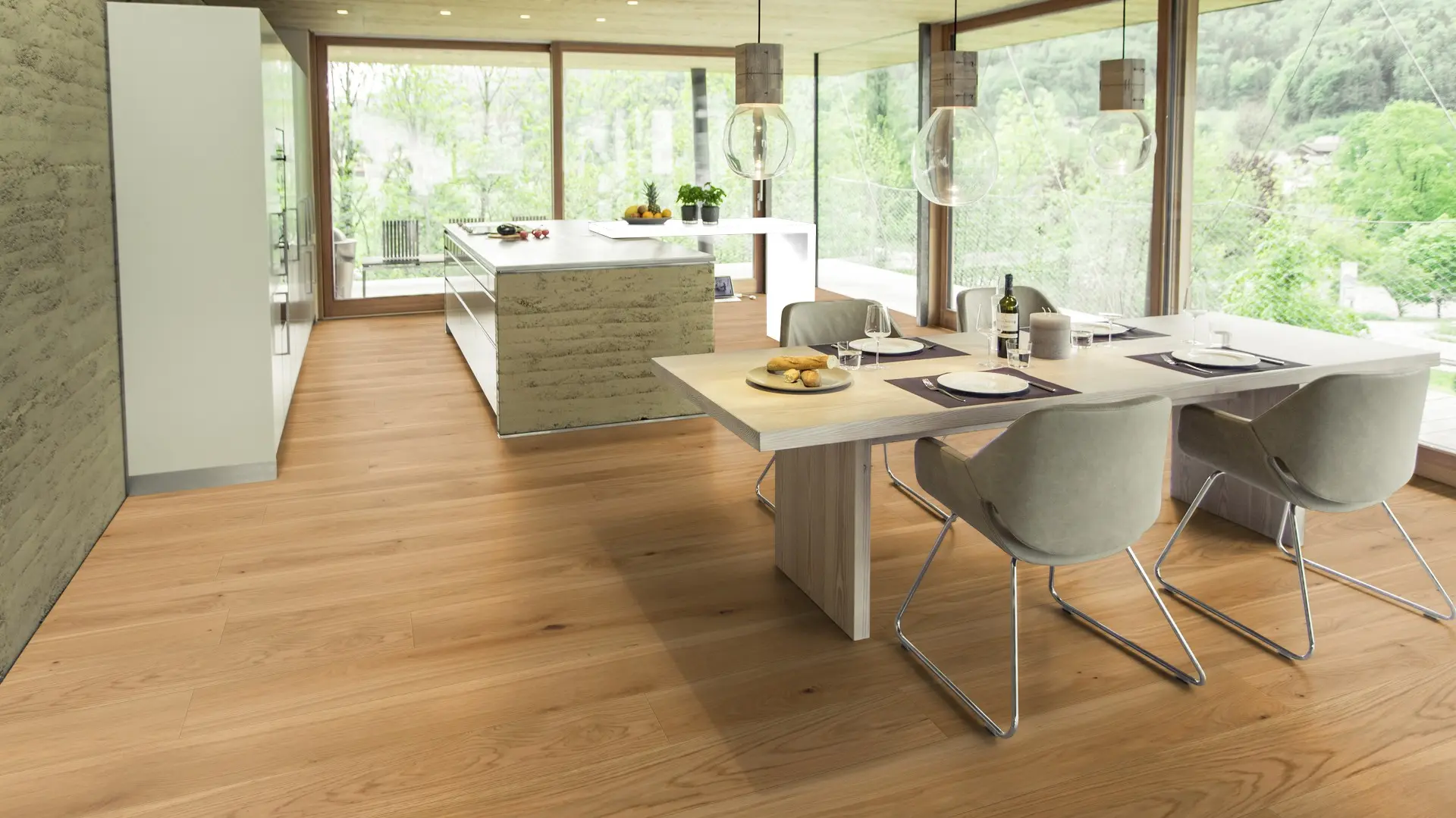 Weitzer Parkett Diele 1800 Eiche Natur lebhaft ProVital finish (geölt) 62042 – Bild 5