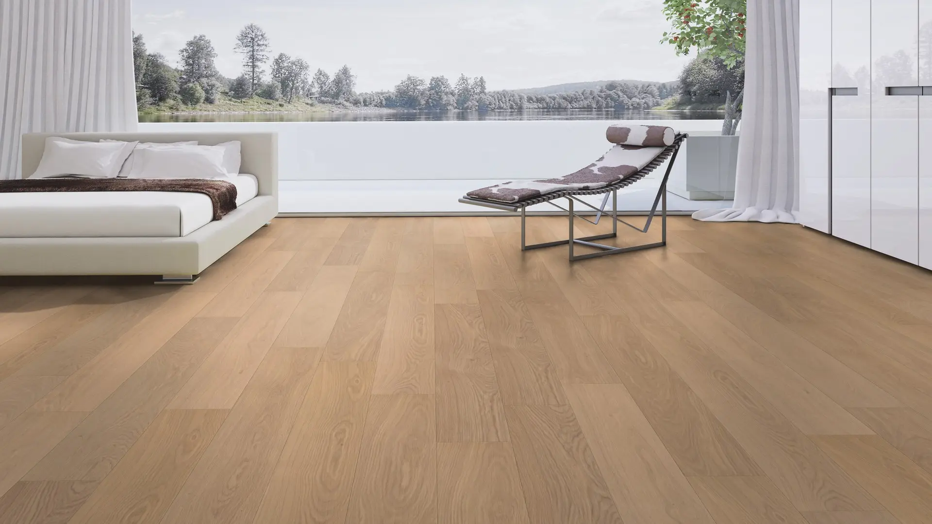 Weitzer Parkett Diele 1800 Eiche Kaschmir ruhig ProVital finish (geölt) – Bild 4