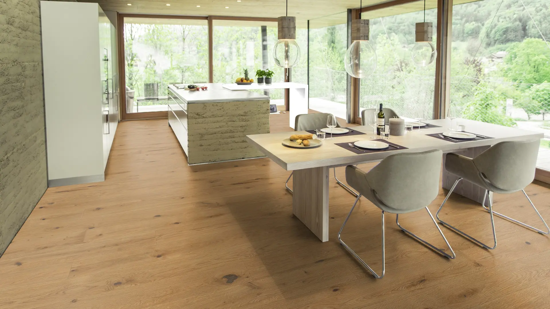 Weitzer Parkett Diele 1800 Eiche Natur wild ProVital finish (geölt) – Bild 5