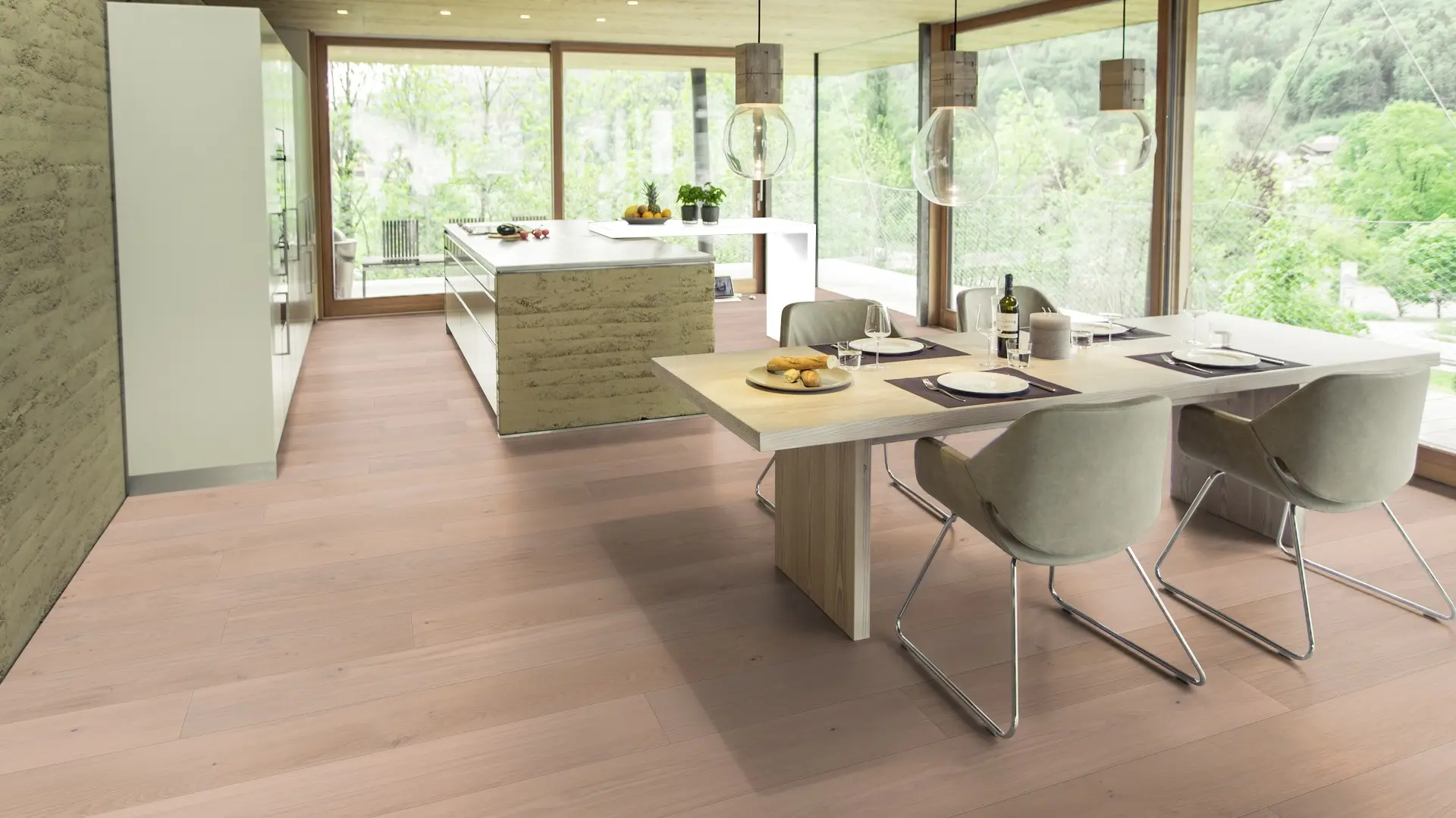 Weitzer Parkett Landhausdiele 1800 Eiche Kaschmir lebhaft ProVital finish (geölt) – Bild 5
