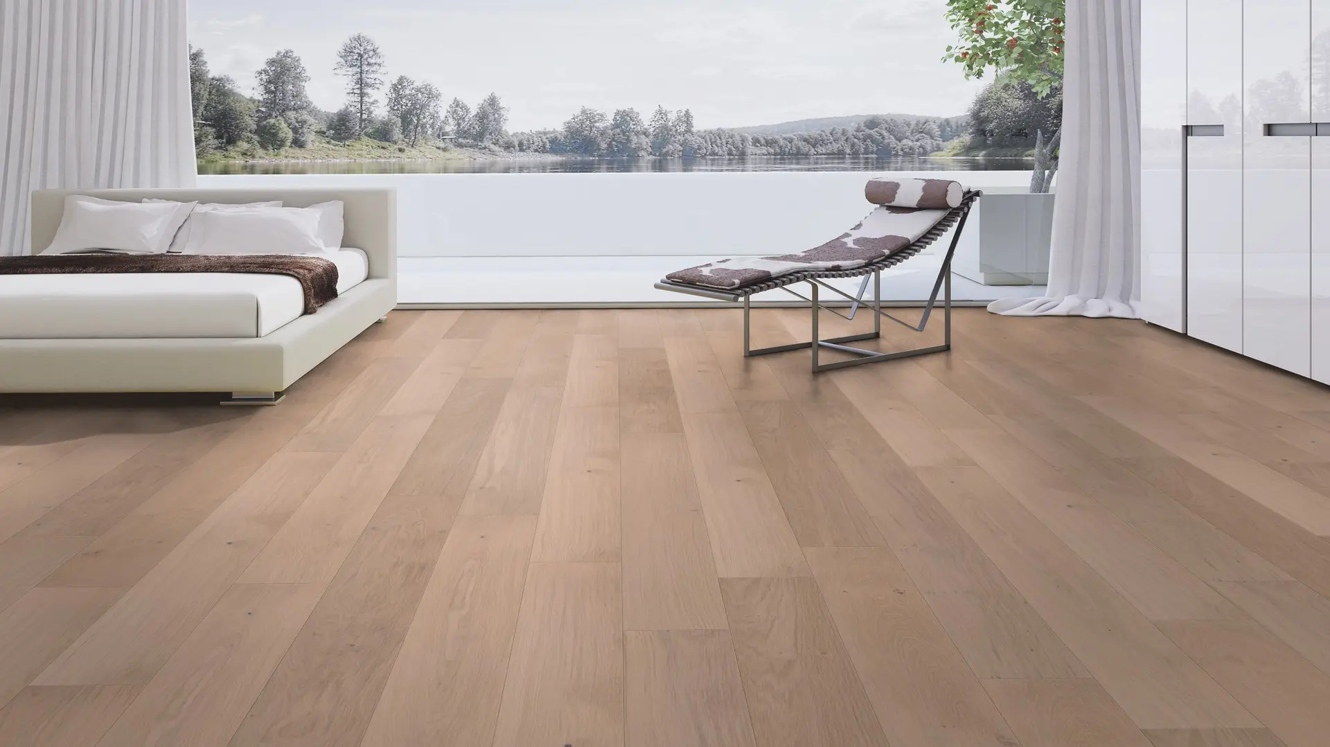 Weitzer Parkett Landhausdiele 1800 Eiche Kaschmir lebhaft ProVital finish (geölt) – Bild 4