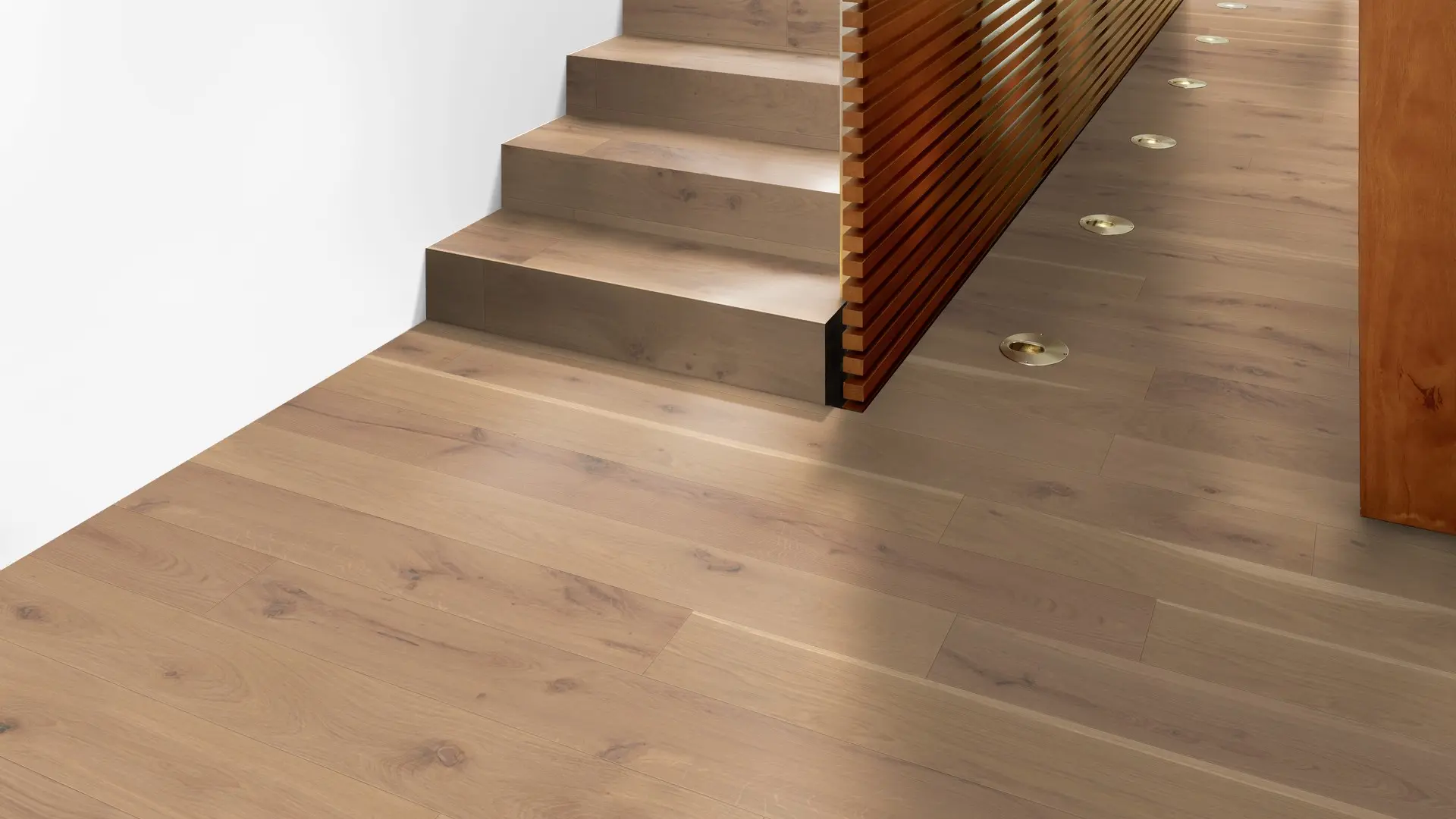Weitzer Parkett Diele 1800 Eiche Kaschmir wild bunt ProActive+ (lackiert) – Bild 7