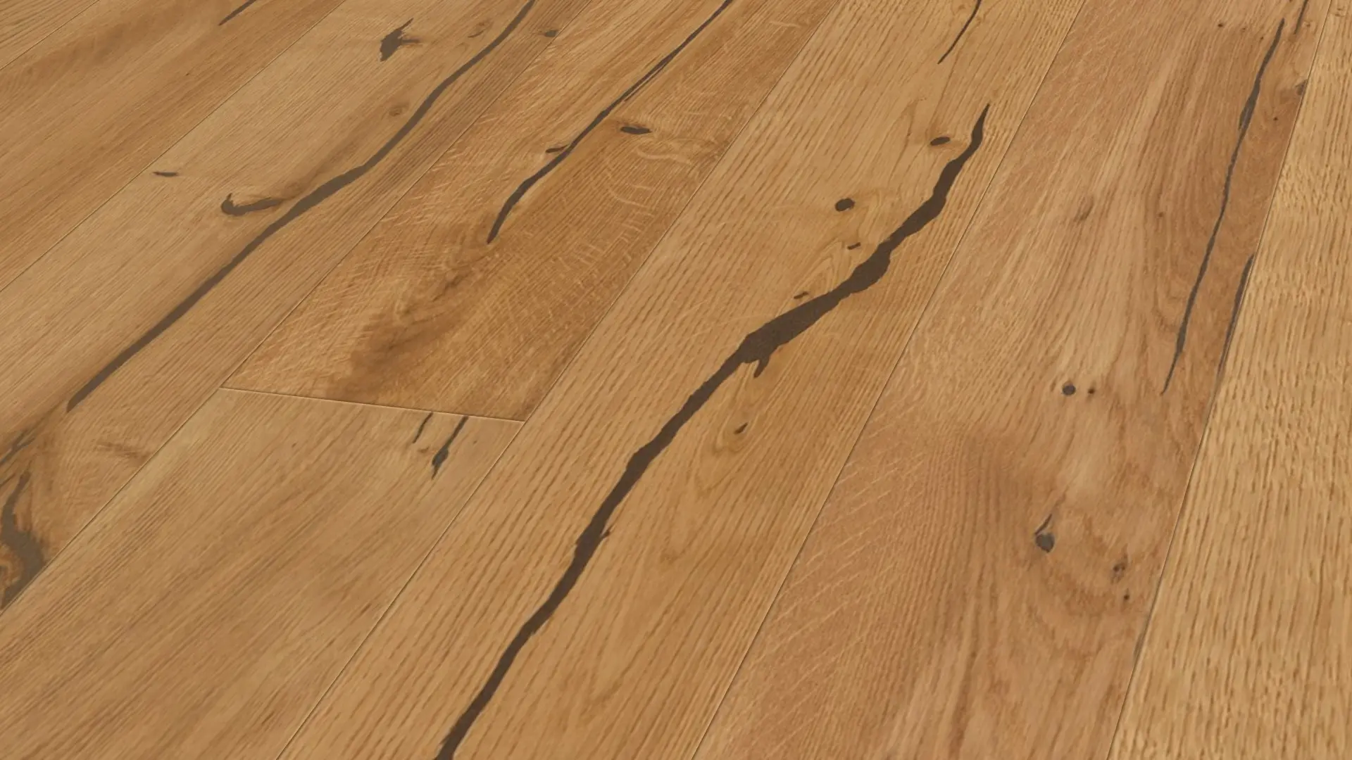 Weitzer Parkett Diele 1800 Eiche Natur wild bunt ProVital finish (geölt) – Bild 2
