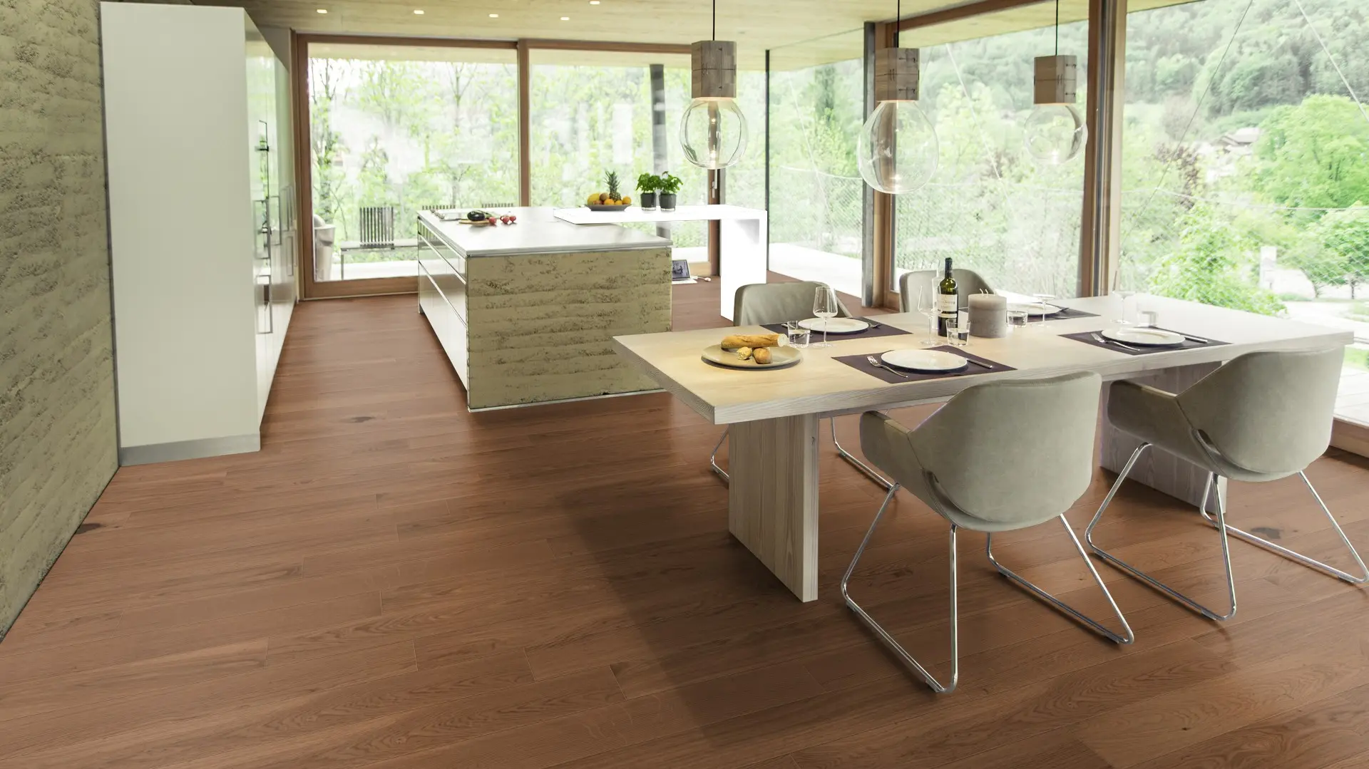 Weitzer Parkett Diele 1000 Eiche Amber ruhig ProVital finish (geölt) – Bild 5