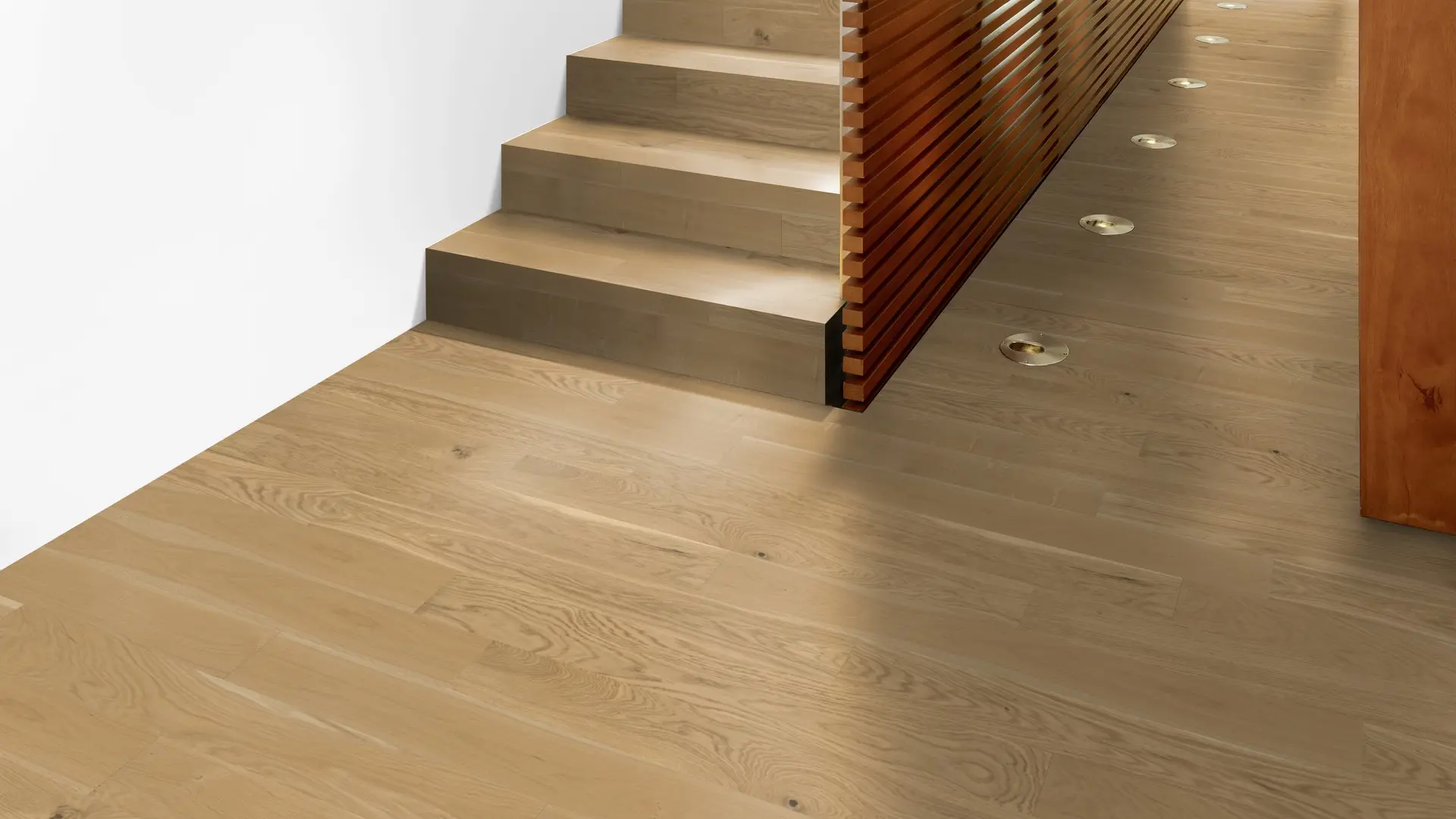 Weitzer Parkett Diele 1000 Eiche Pure lebhaft bunt ProActive+ (lackiert) – Bild 7