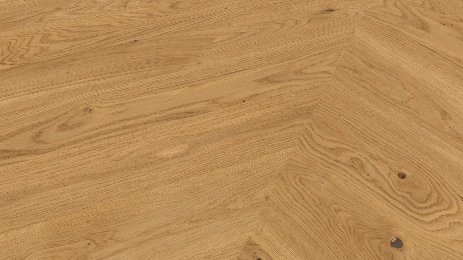 Weitzer Parkett Diele 1000 Eiche Natur lebhaft Französisch Fischgrät 60° ProVital finish (geölt) – Bild 2