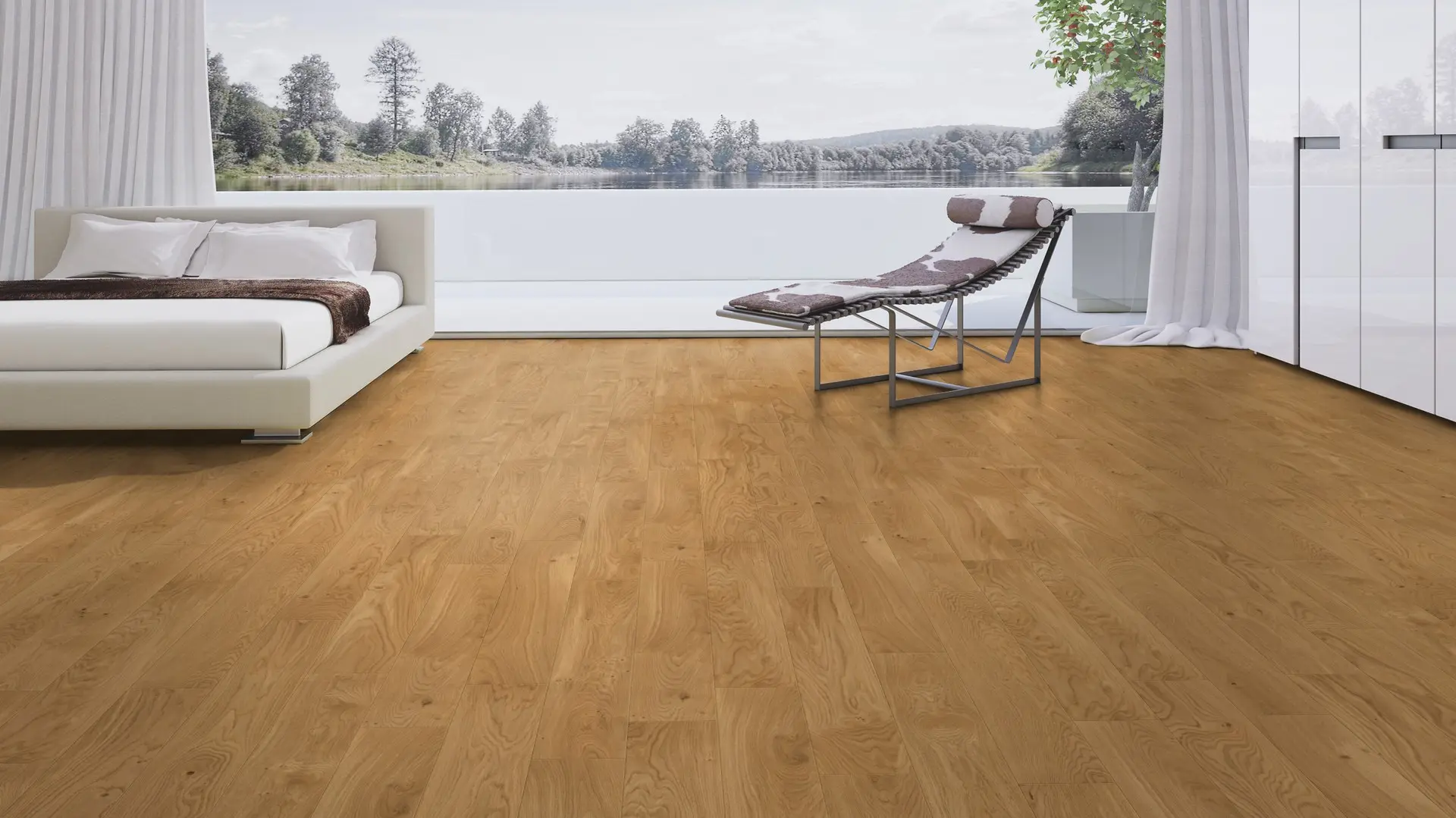 Weitzer Parkett Diele 1000 Eiche Natur lebhaft ProVital finish (geölt) – Bild 4