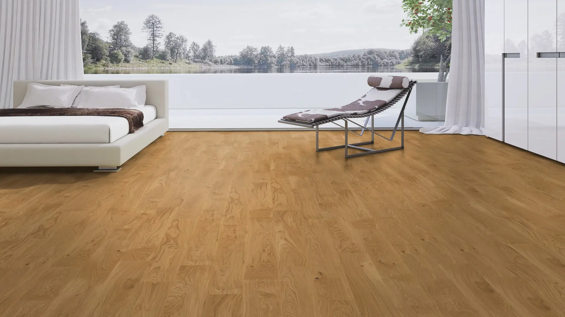 Weitzer Parkett Diele 1000 Eiche Natur lebhaft ProVital finish (geölt) – Bild 4