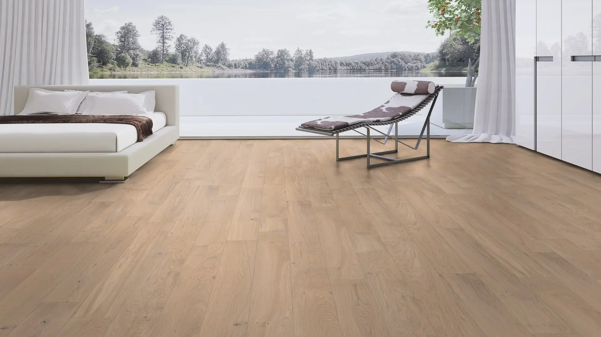 Weitzer Parkett Diele 1400 Eiche Kaschmir lebhaft ProActive+ (lackiert) – Bild 4