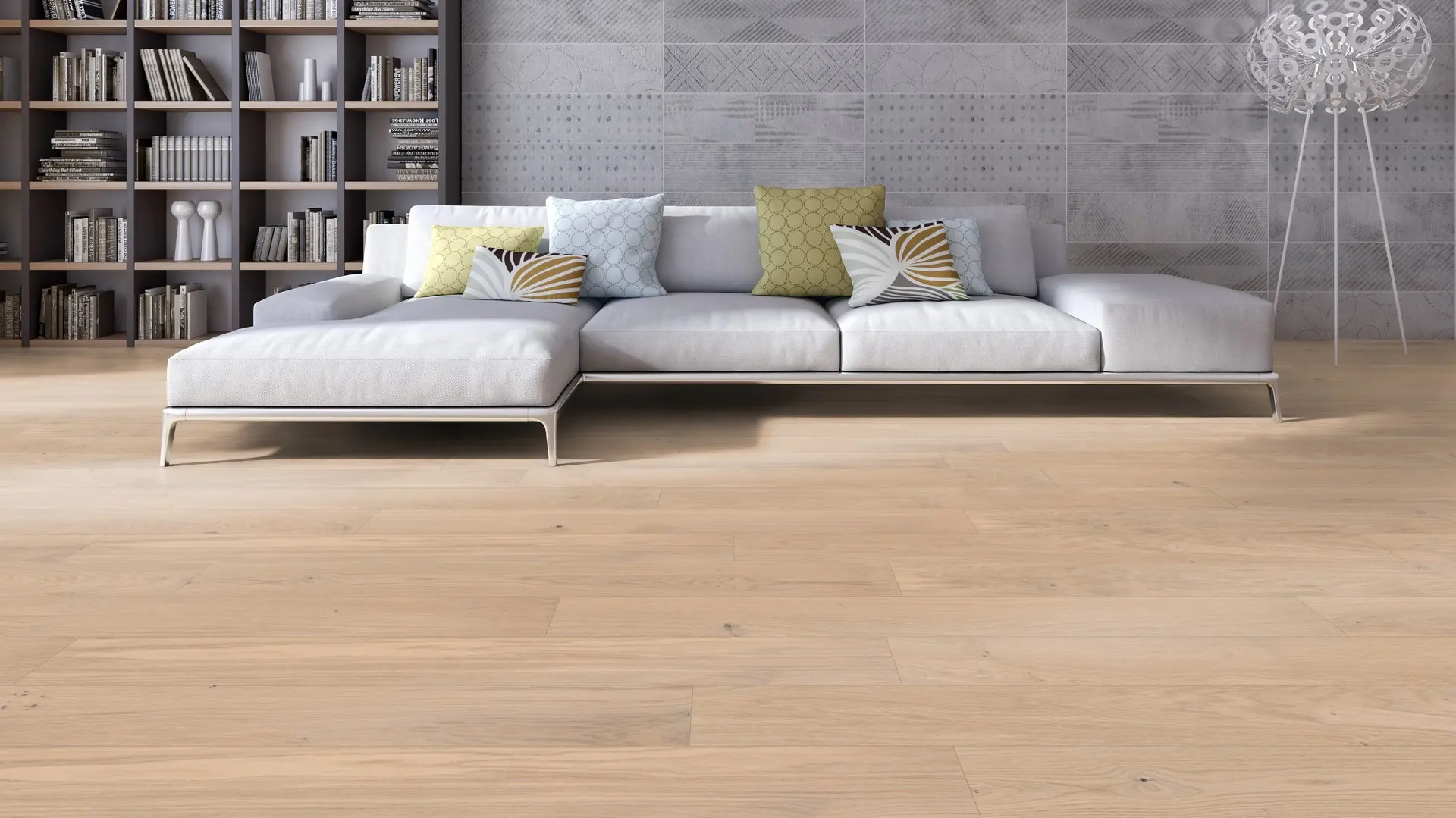 Weitzer Parkett Diele 1400 Eiche Kaschmir lebhaft ProActive+ (lackiert) – Bild 3