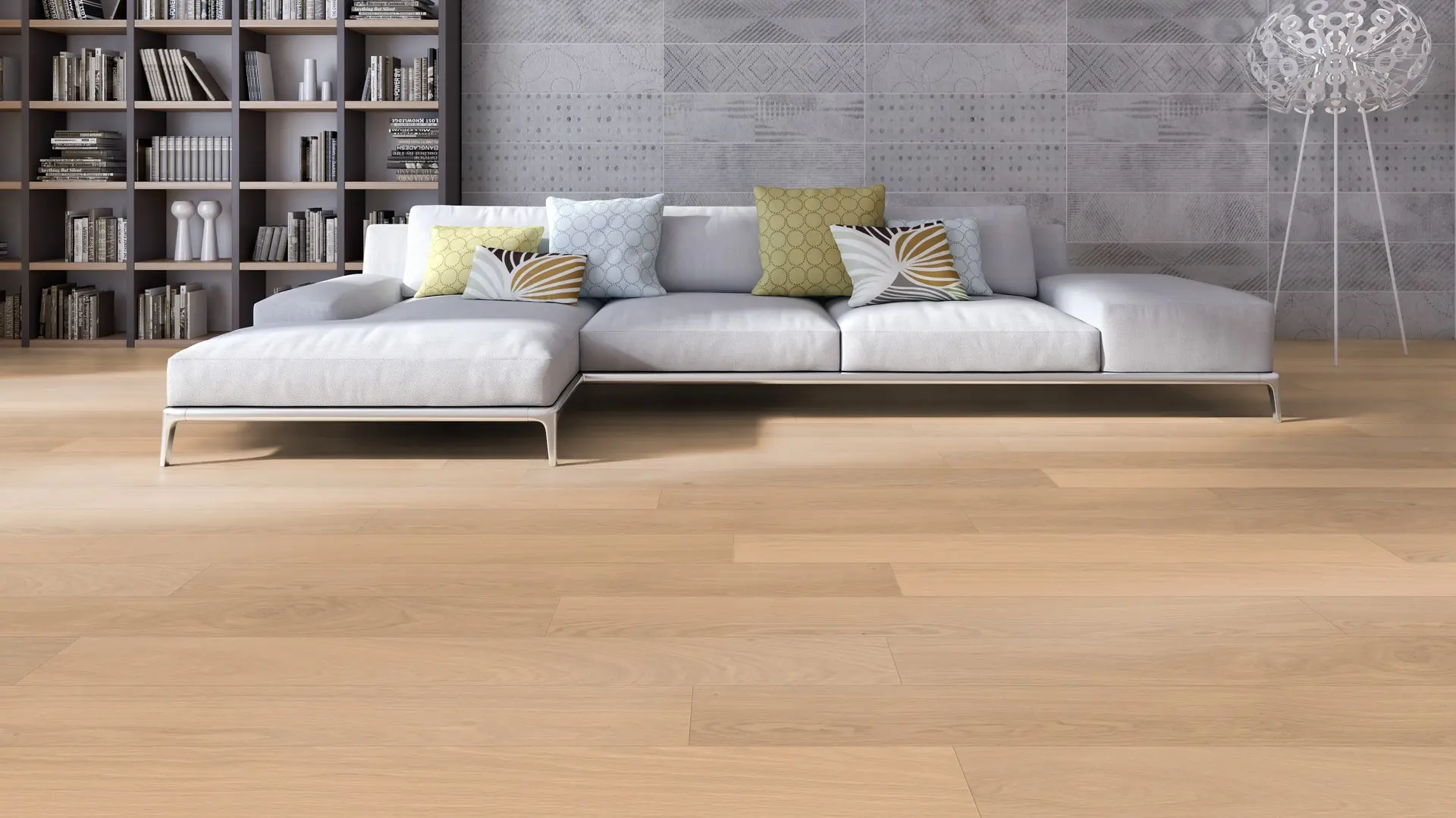 Weitzer Parkett Diele 1400 Eiche Kaschmir ruhig ProActive+ (lackiert) – Bild 3