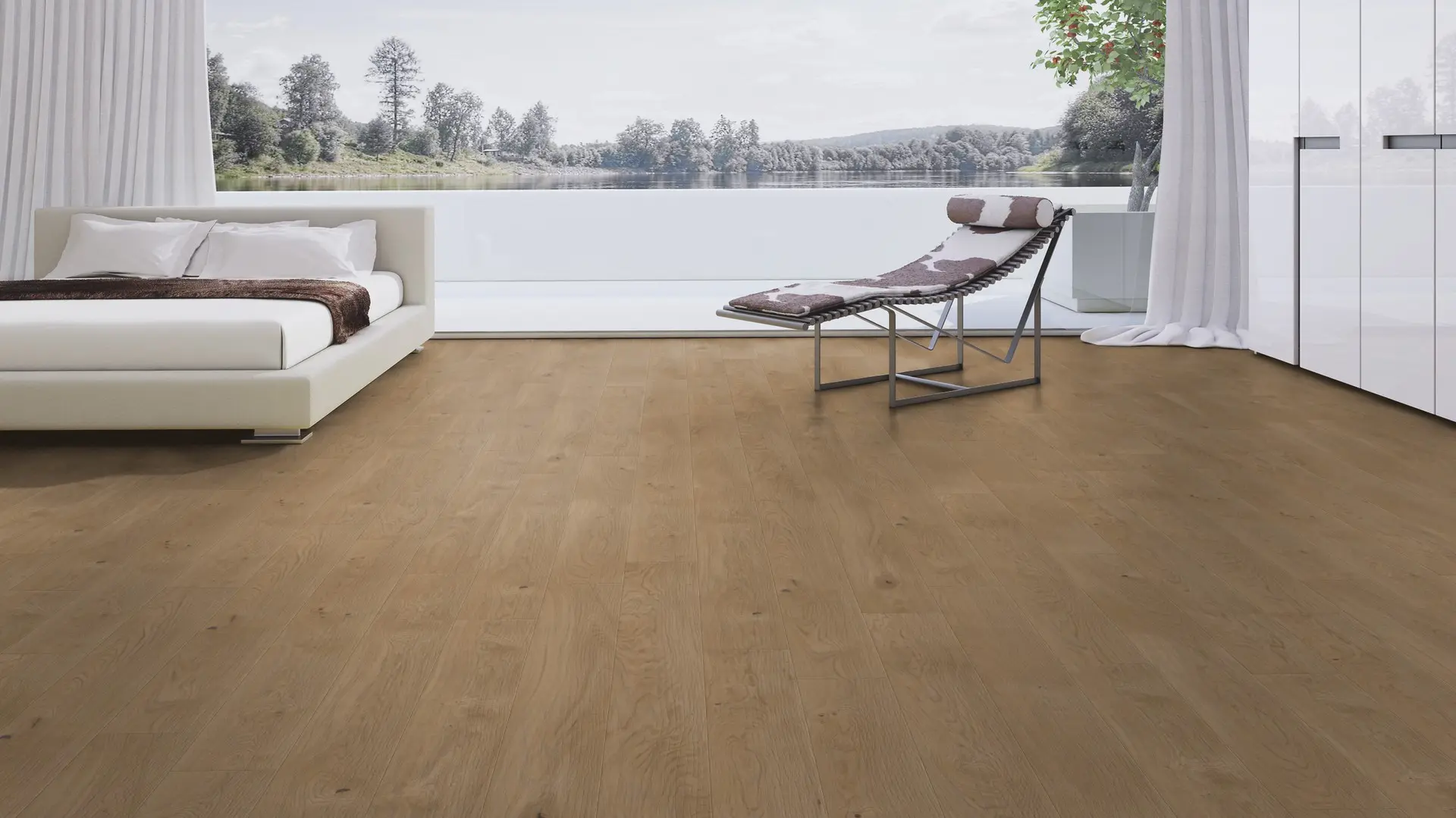 Weitzer Parkett Diele 1400 Eiche Auster lebhaft ProVital finish (geölt) – Bild 4