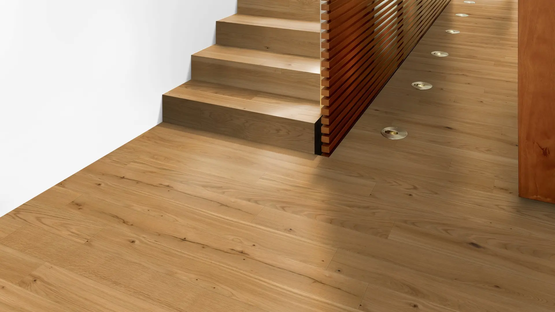 Weitzer Parkett Diele 1400 Eiche Natur lebhaft ProActive+ (lackiert) – Bild 7