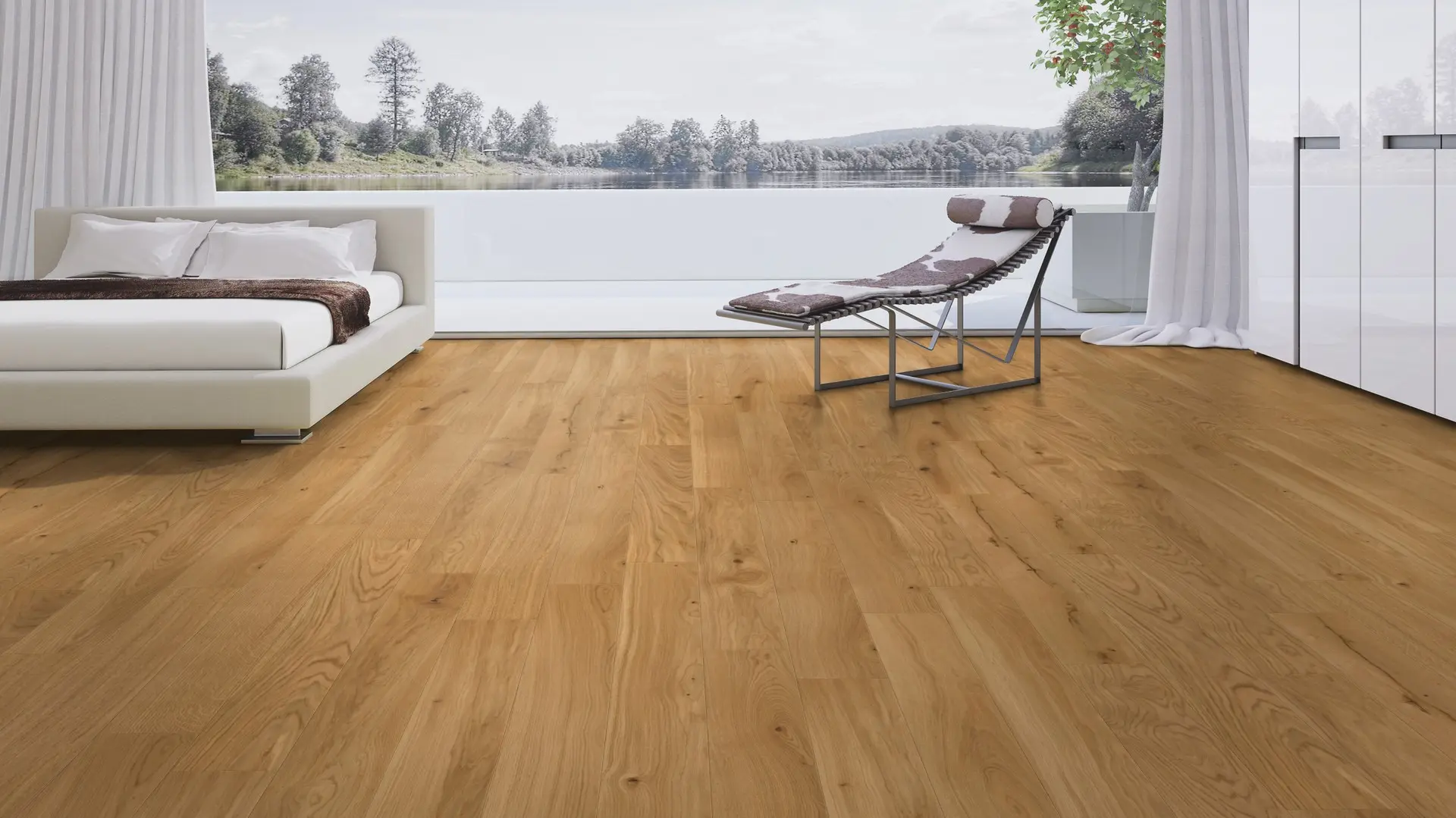 Weitzer Parkett Diele 1400 Eiche Natur lebhaft ProVital finish (geölt) – Bild 4
