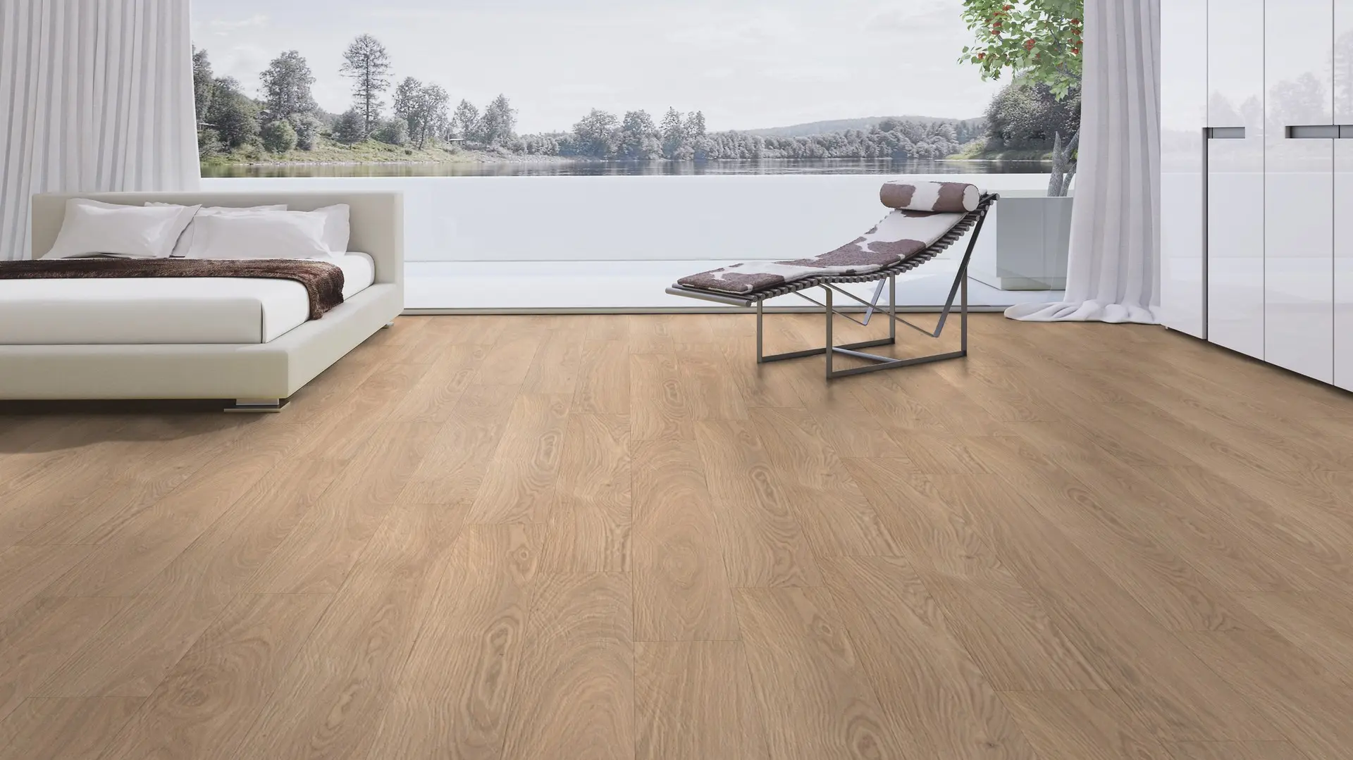 Weitzer Parkett Diele 1800 Eiche Kaschmir ruhig ProVital finish (geölt) – Bild 4