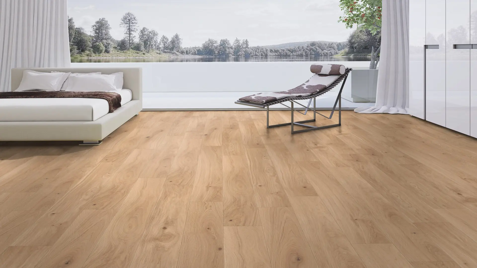 Weitzer Parkett Diele 1800 Eiche Pure lebhaft ProVital finish (geölt) – Bild 4