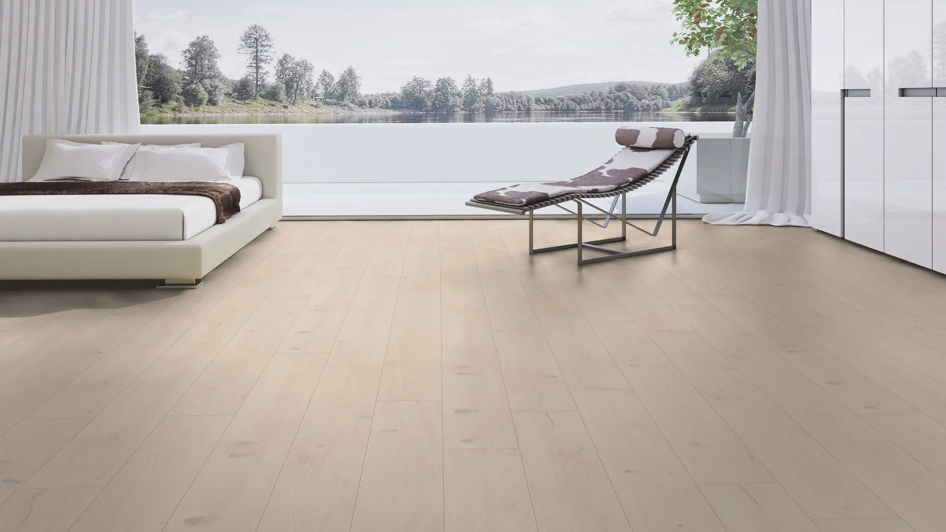 Weitzer Parkett Diele 1800 Eiche Polar wild ProVital finish (geölt) – Bild 4