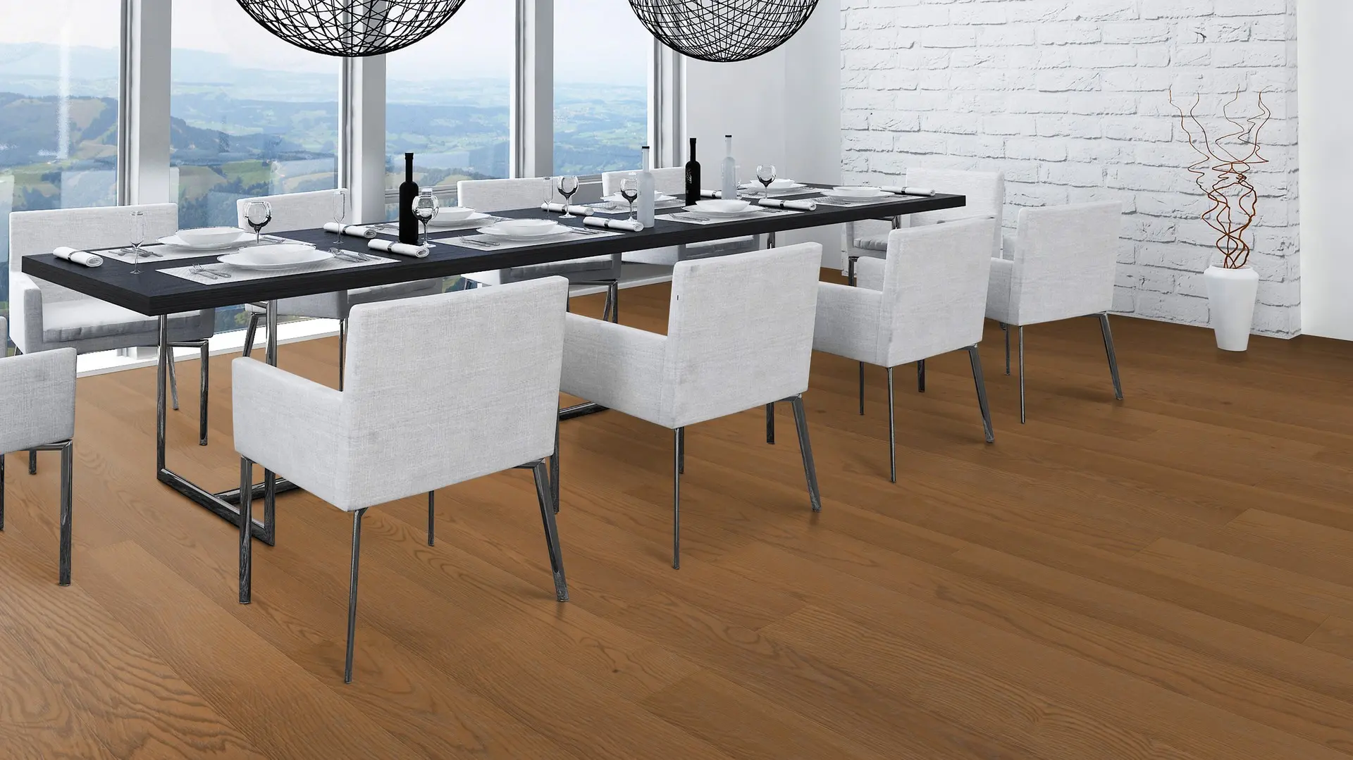 Weitzer Parkett Diele 1800 Esche Amber lebhaft bunt ProActive+ (lackiert) – Bild 6