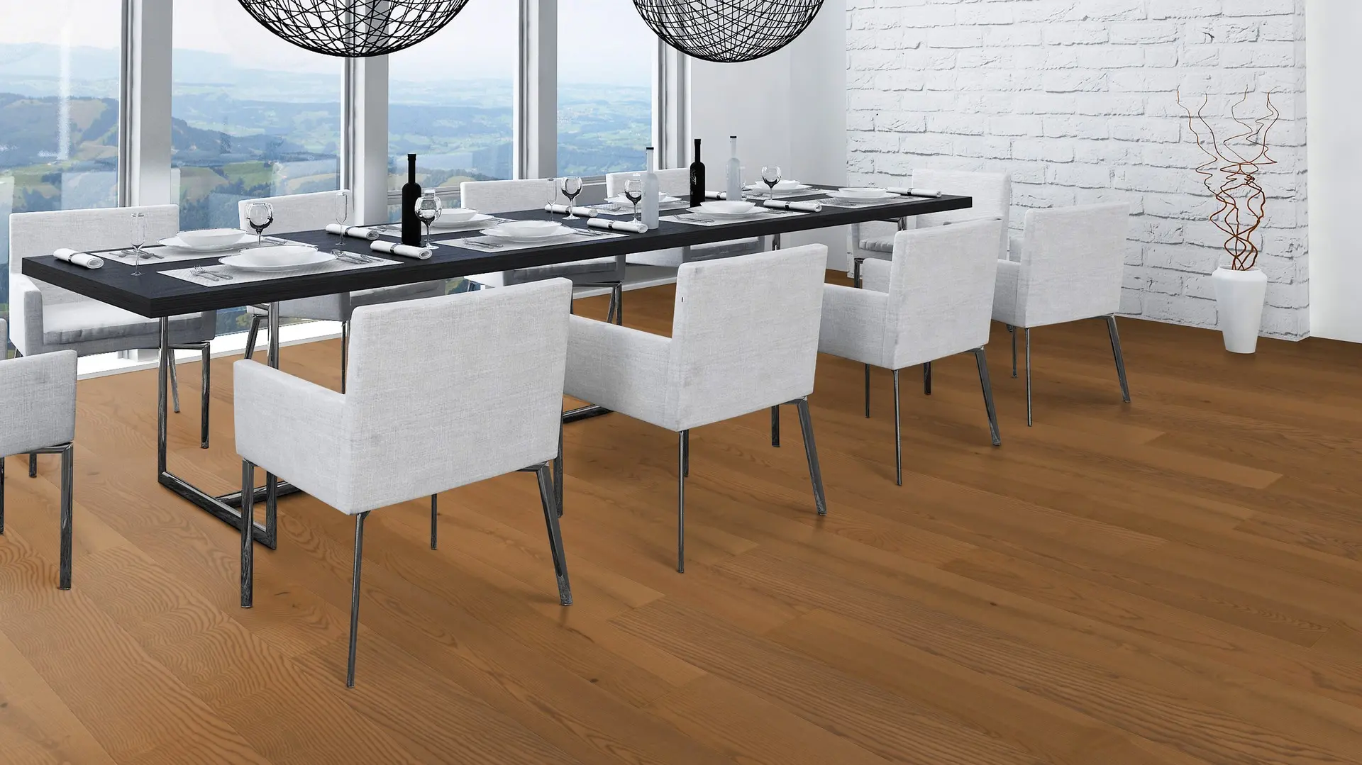 Weitzer Parkett Diele 1800 Esche Amber lebhaft bunt ProVital finish (geölt) – Bild 6