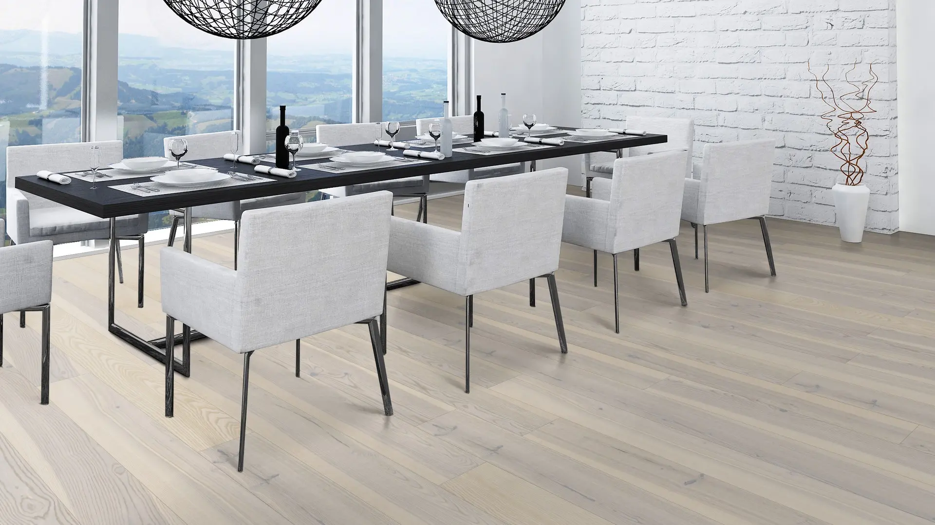 Weitzer Parkett Diele 1800 Esche Polar lebhaft bunt ProActive+ (lackiert) – Bild 6