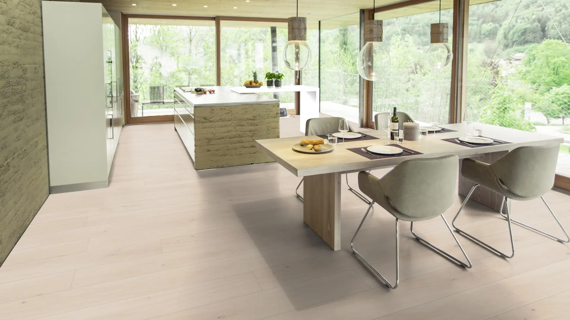Weitzer Parkett Diele 1800 Eiche Polar lebhaft ProVital finish (geölt) – Bild 5