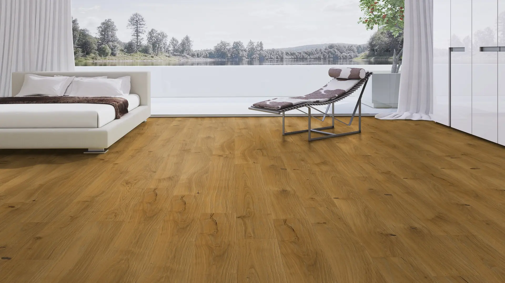 Weitzer Parkett Diele 1800 Eiche Mandel wild ProVital finish (geölt) – Bild 4