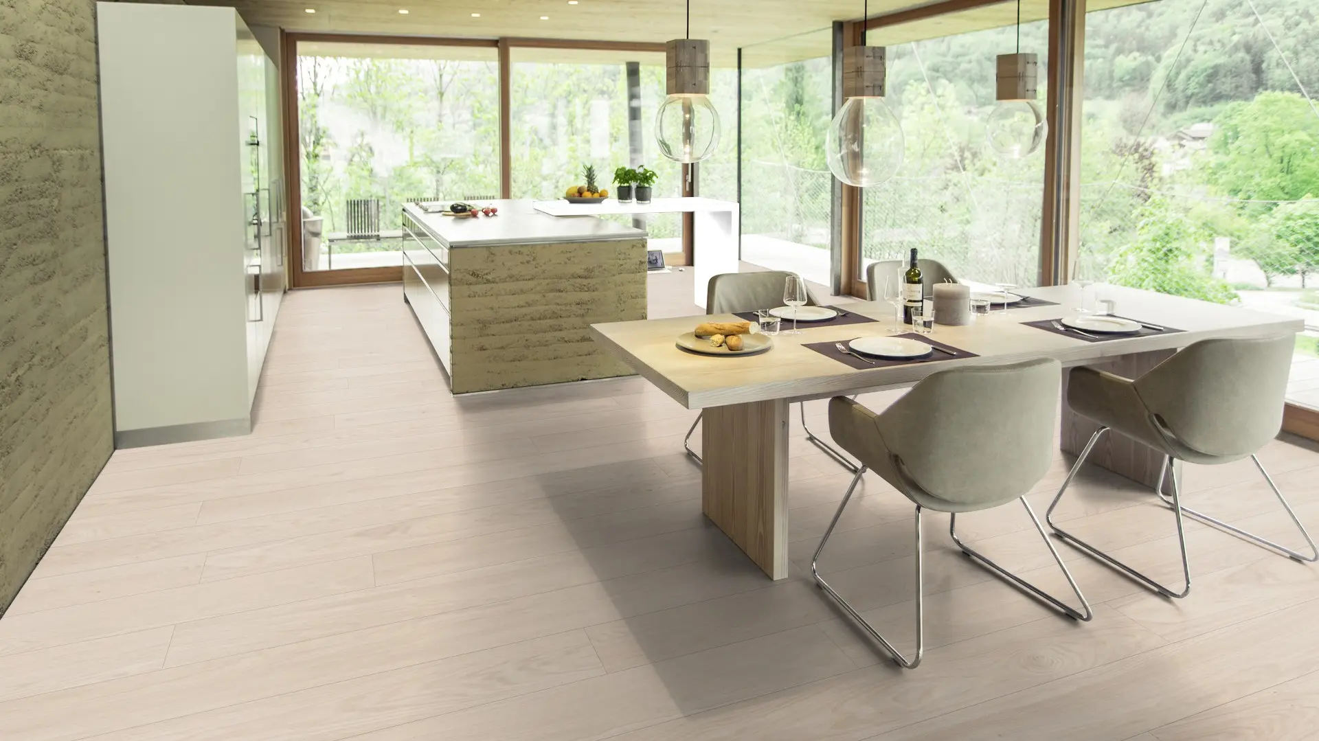 Weitzer Parkett Diele 1800 Eiche Polar ruhig ProVital finish (geölt) – Bild 5