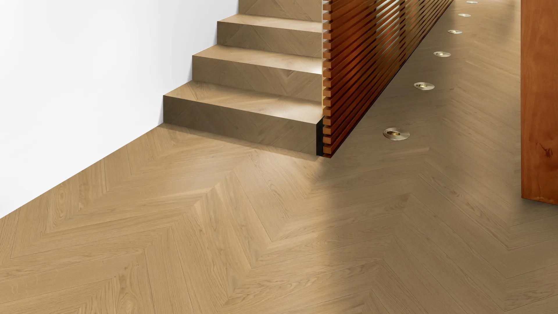 Weitzer Parkett Stab 750 Eiche Pure ruhig Französisch Fischgrät 45° ProVital finish (geölt) – Bild 6