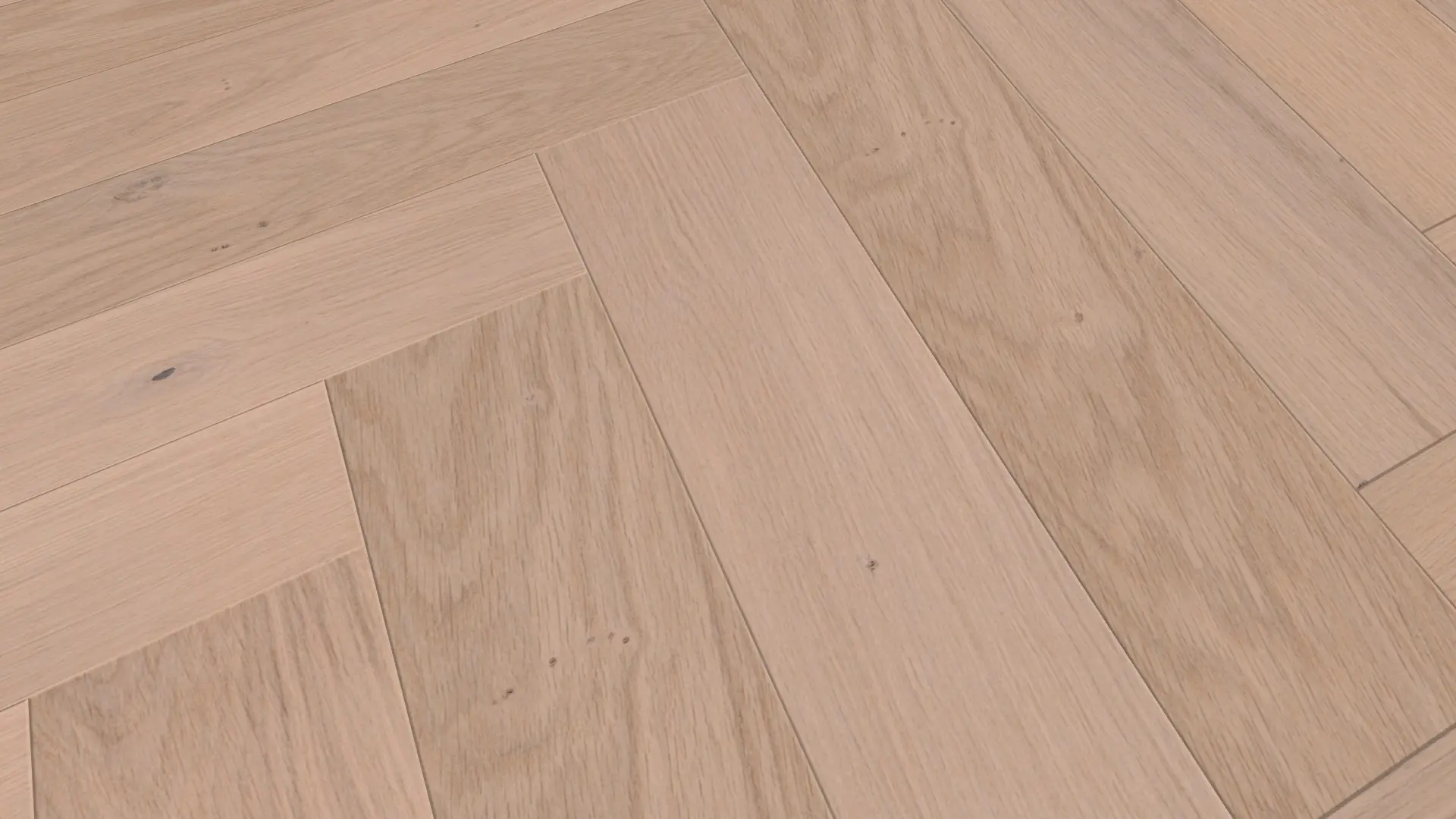 Weitzer Parkett Stab 750 Eiche Kaschmir lebhaft Fischgrät 90° ProVital finish (geölt)