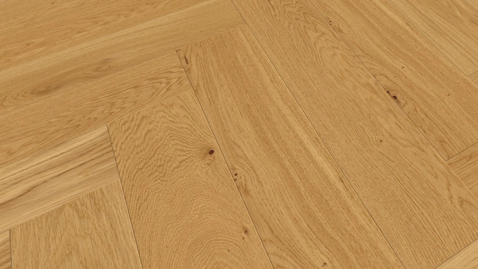 Weitzer Parkett Stab 750 Eiche Natur lebhaft Fischgrät 90° ProVital finish (geölt) Rechte Stäbe