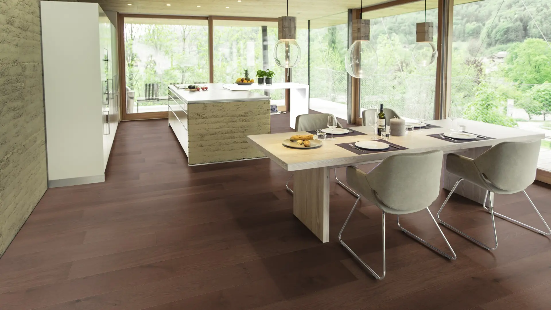 Weitzer Parkett Diele 1800 Eiche Havanna lebhaft bunt ProActive+ (lackiert) – Bild 5