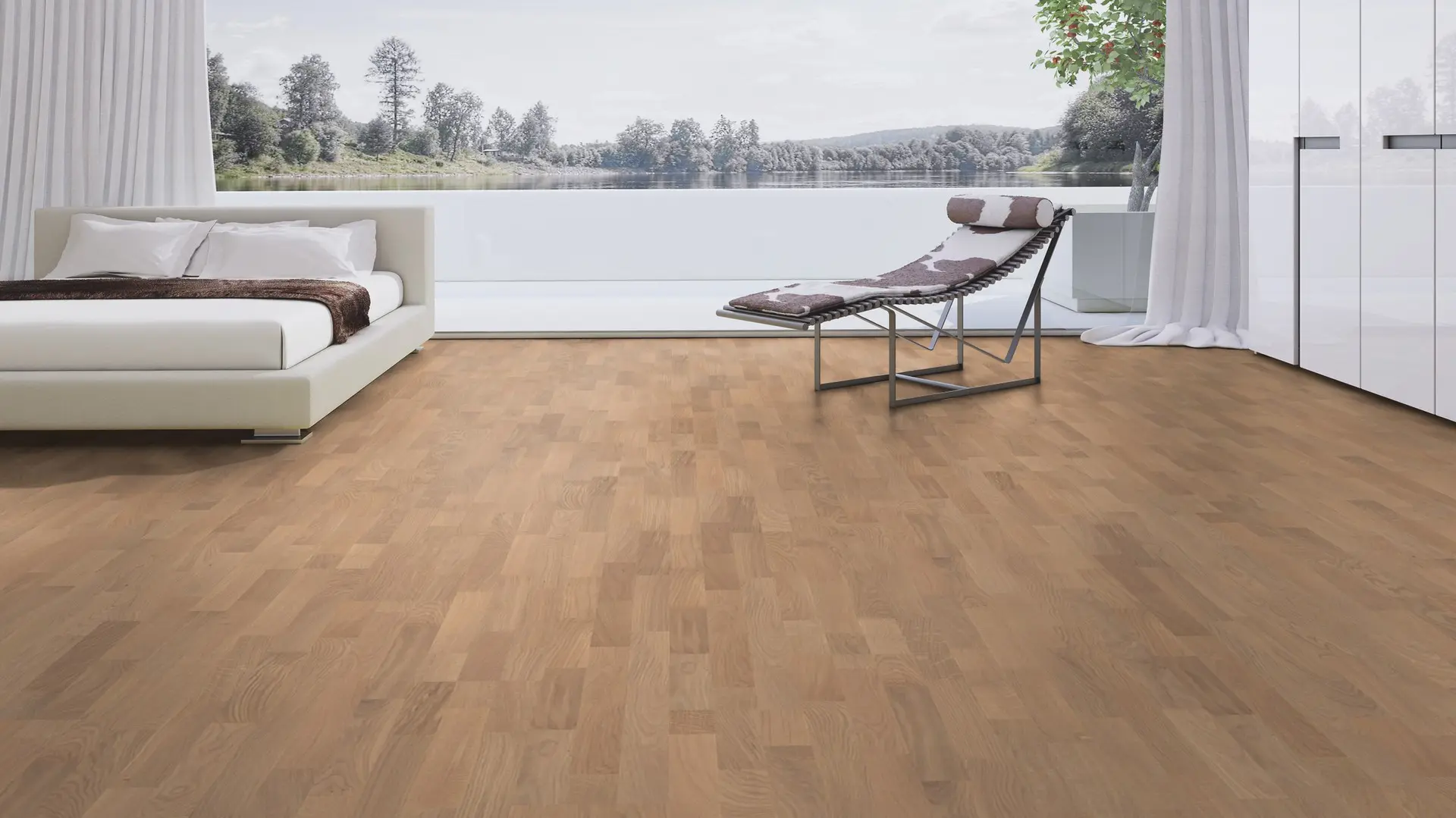 Weitzer Parkett Stab 2245 Eiche Kaschmir ruhig ProActive+ (lackiert) – Bild 4