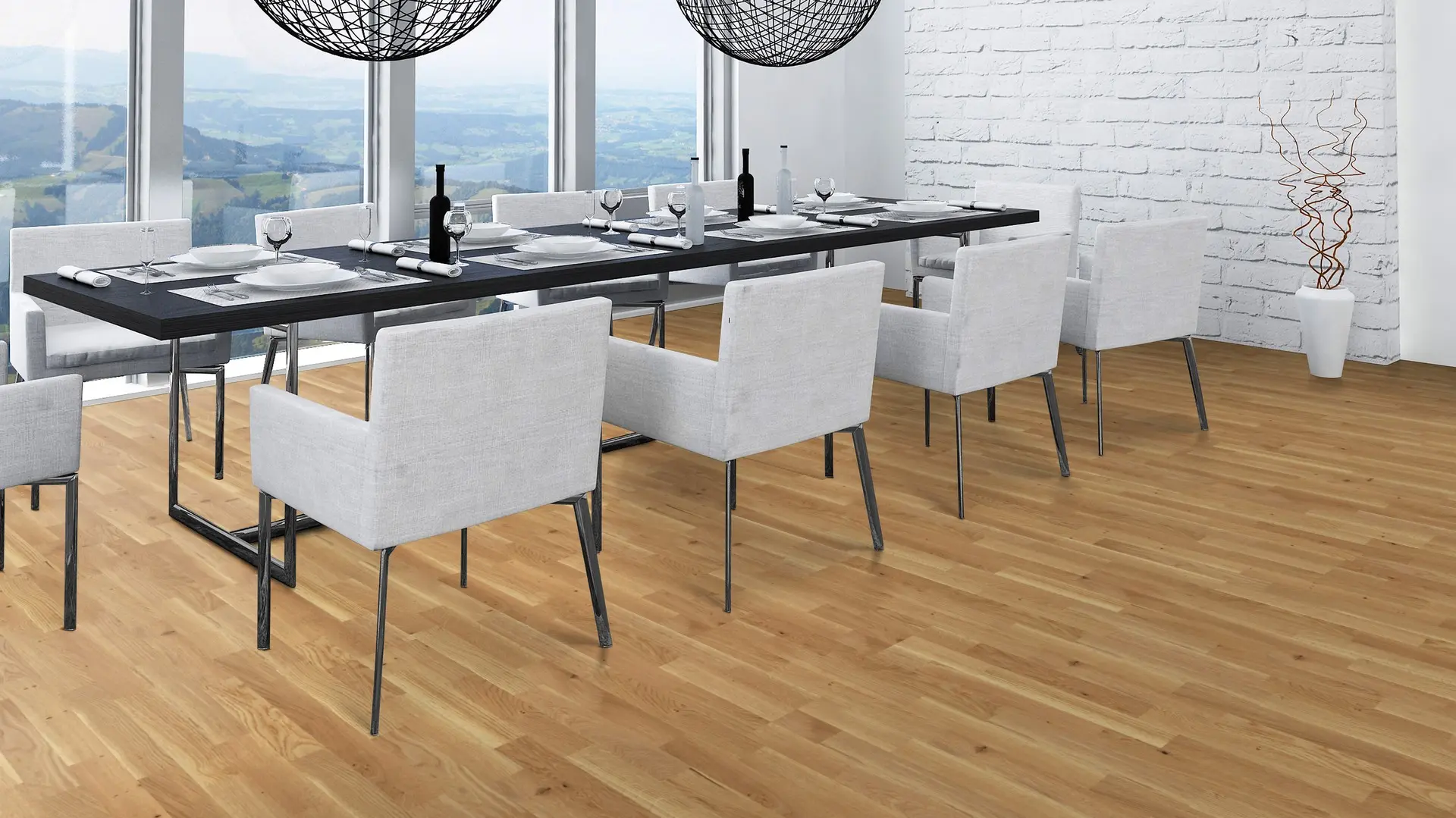 Weitzer Parkett Stab 2245 Eiche Natur lebhaft bunt ProVital finish (geölt) – Bild 6