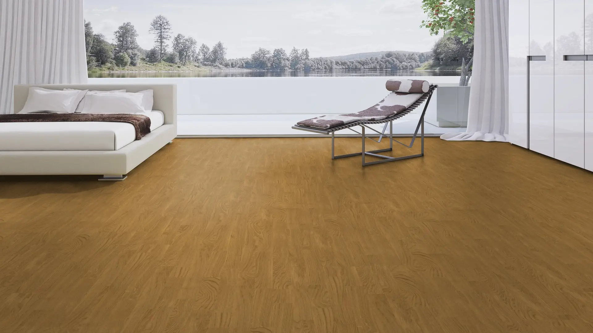 Weitzer Parkett Stab 2245 Eiche Natur ruhig ProActive+ (lackiert) – Bild 4