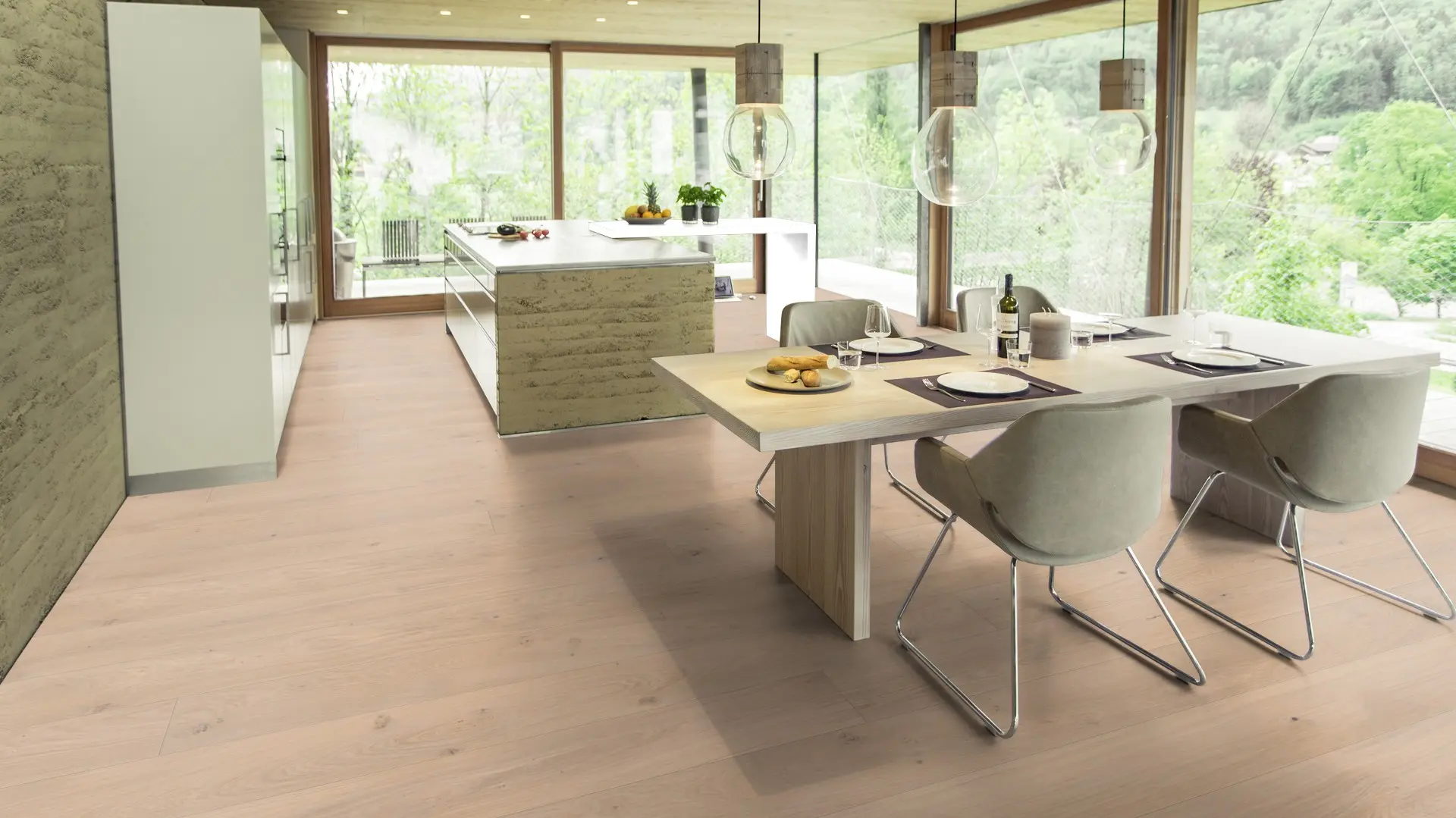 Weitzer Parkett Diele 2245 Eiche Kaschmir lebhaft ProActive+ (lackiert) – Bild 5