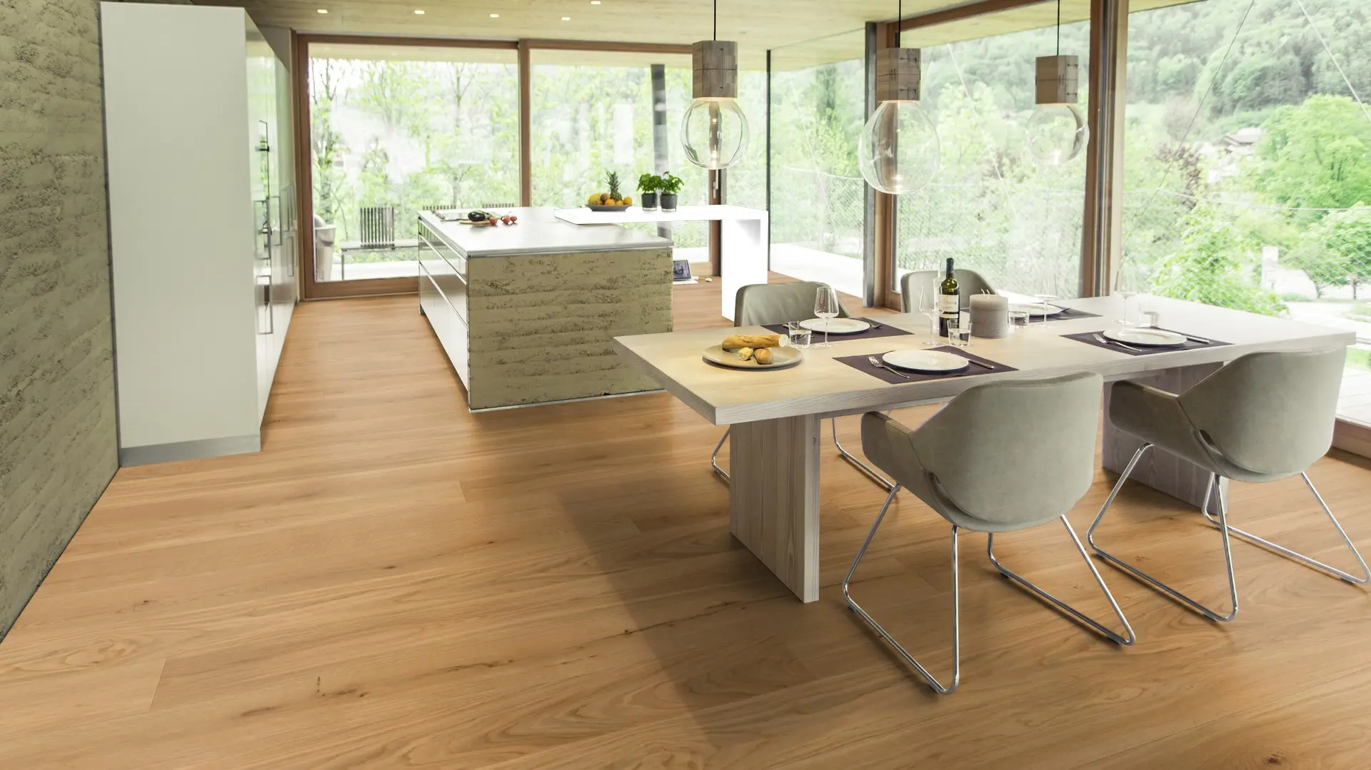 Weitzer Parkett Diele 2245 Eiche Natur lebhaft ProVital finish (geölt) – Bild 5