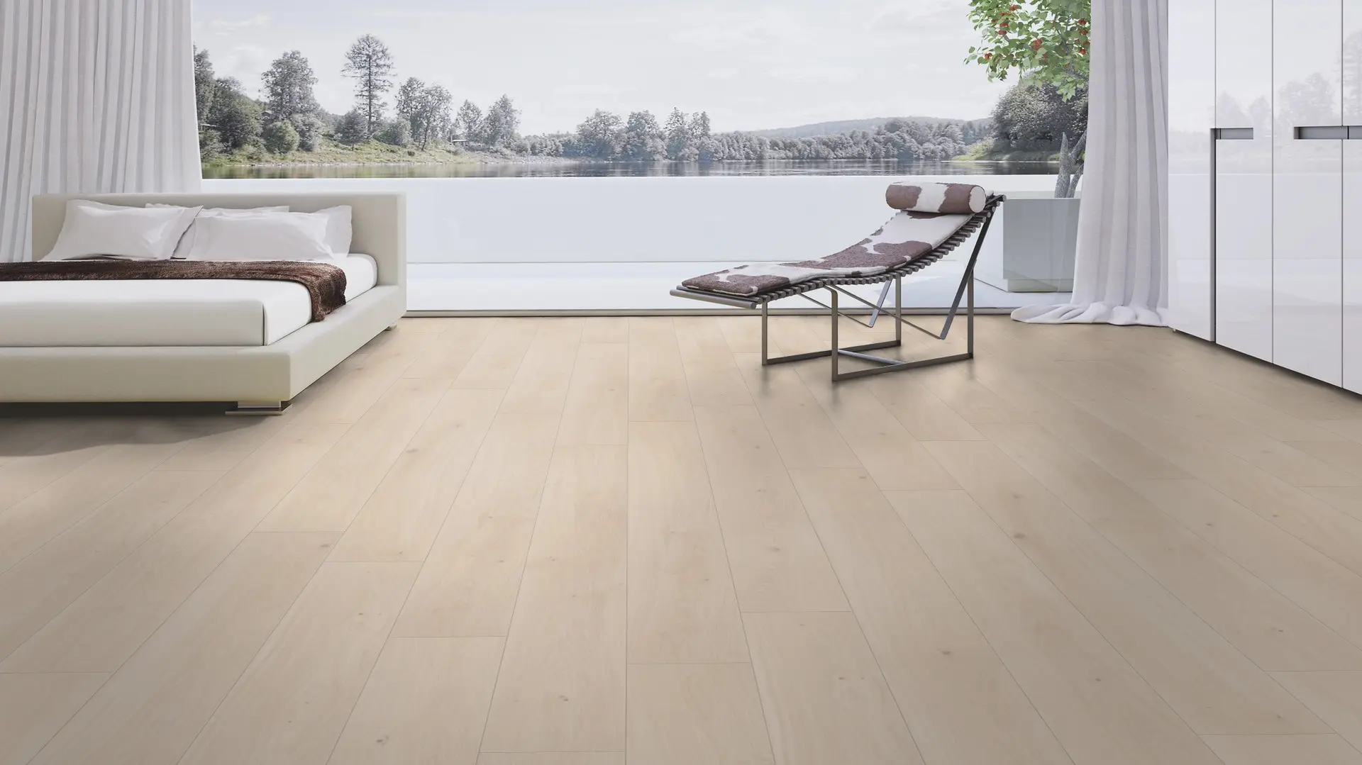 Weitzer Parkett Diele 2245 Eiche Polar lebhaft ProVital finish (geölt) – Bild 4