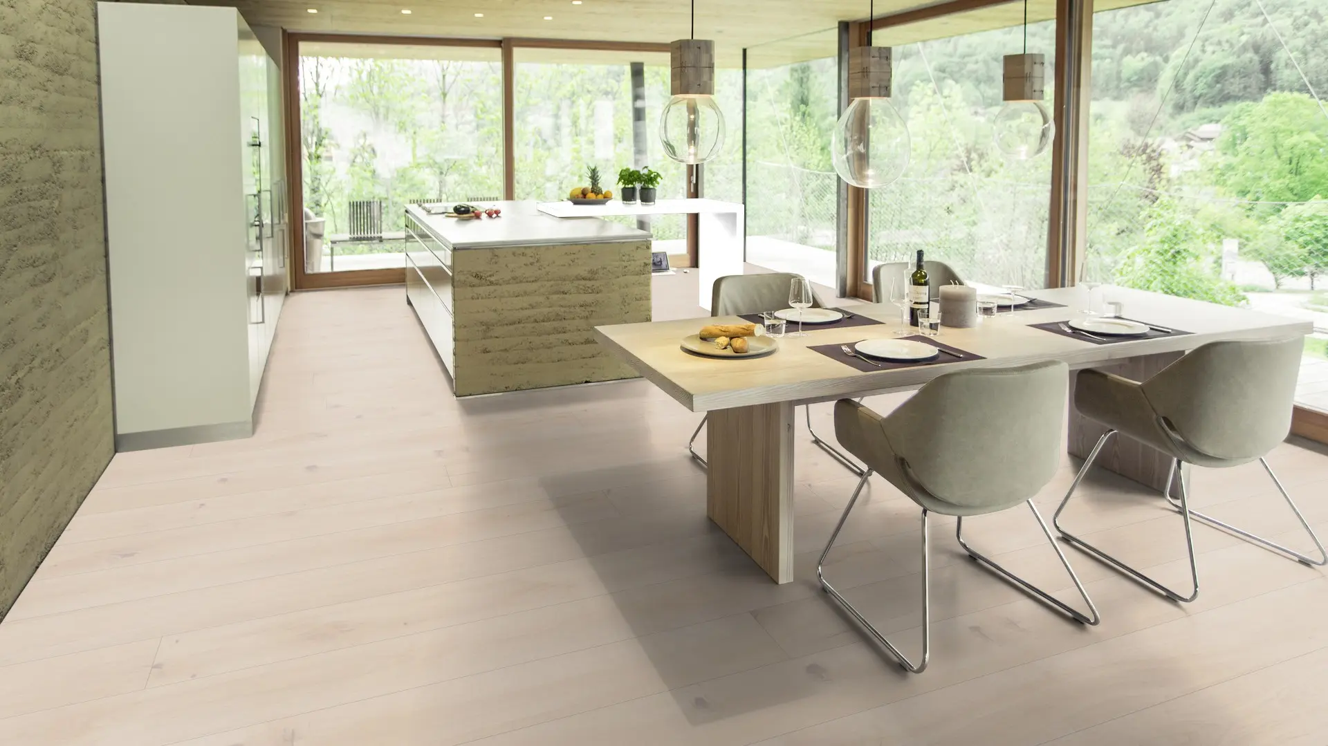 Weitzer Parkett Diele 2245 Eiche Polar wild ProVital finish (geölt) – Bild 5