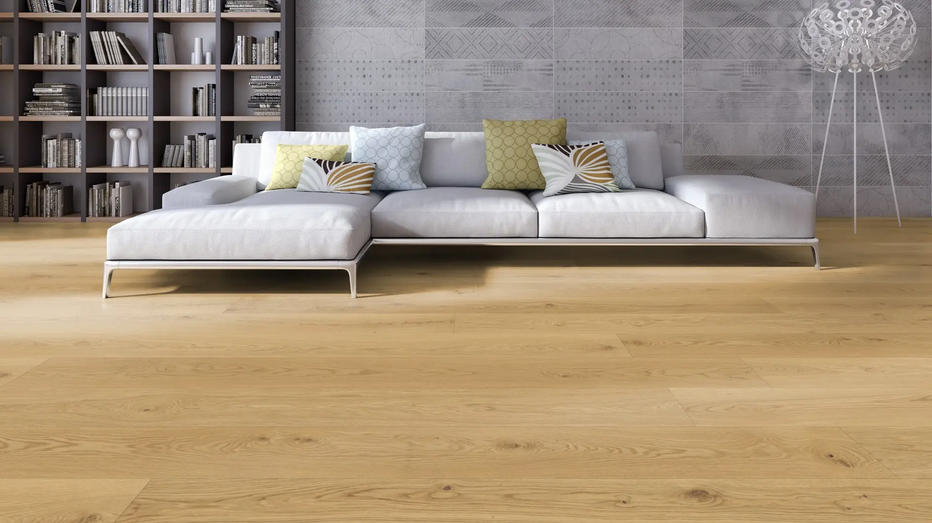 Weitzer Parkett Diele 2245 Eiche Pure lebhaft ProActive+ (lackiert) – Bild 3