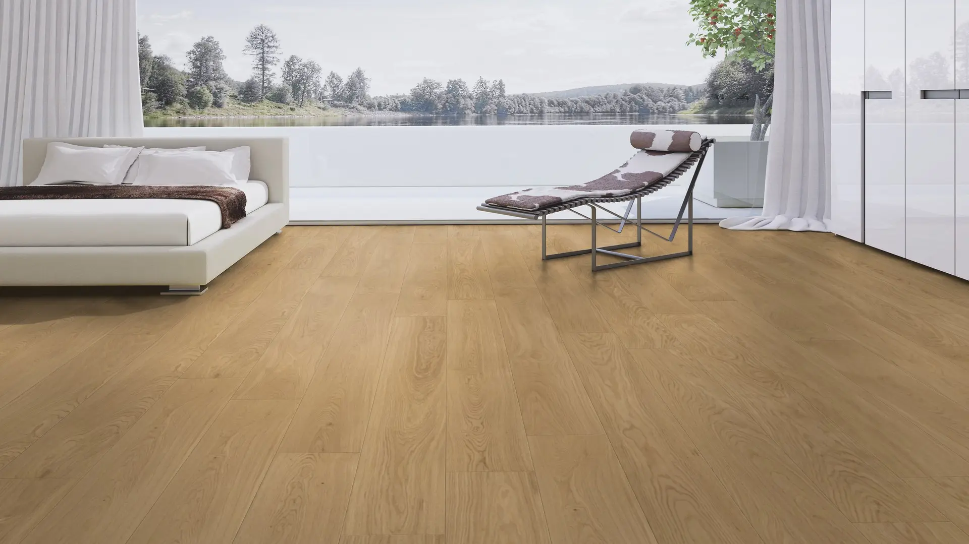 Weitzer Parkett Diele 2245 Eiche Pure ruhig ProVital finish (geölt) – Bild 4