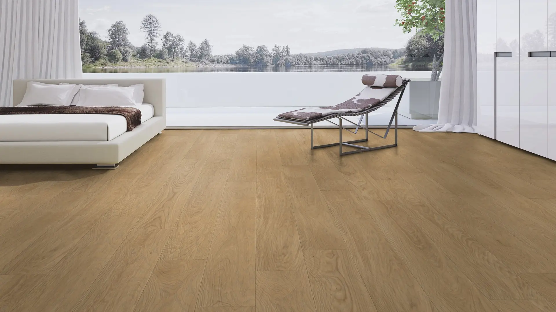Weitzer Parkett Diele 2245 Eiche Pure ruhig ProVital finish (geölt) – Bild 4