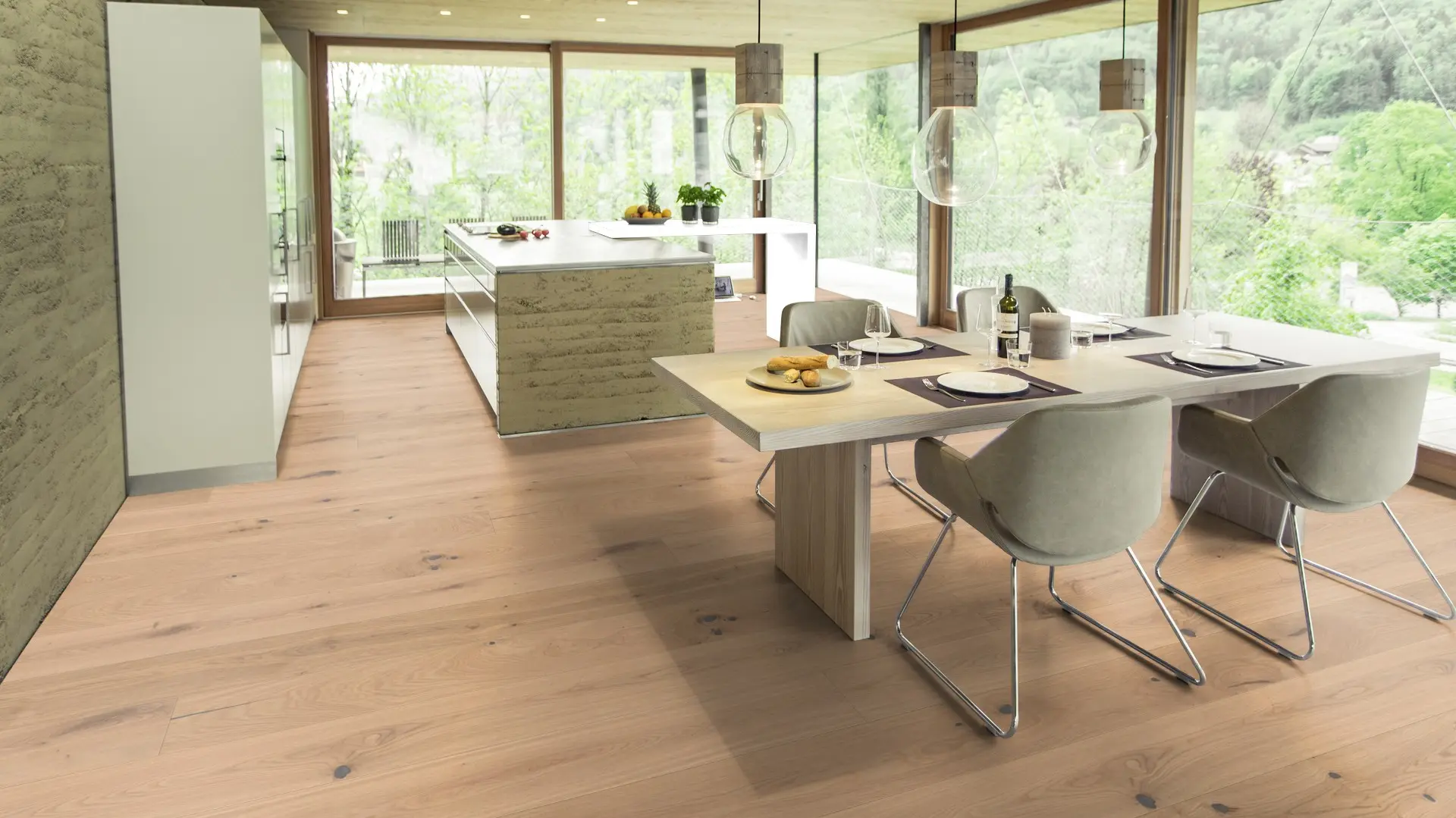 Weitzer Parkett Diele 2245 Eiche Pure wild ProVital finish (geölt) – Bild 5