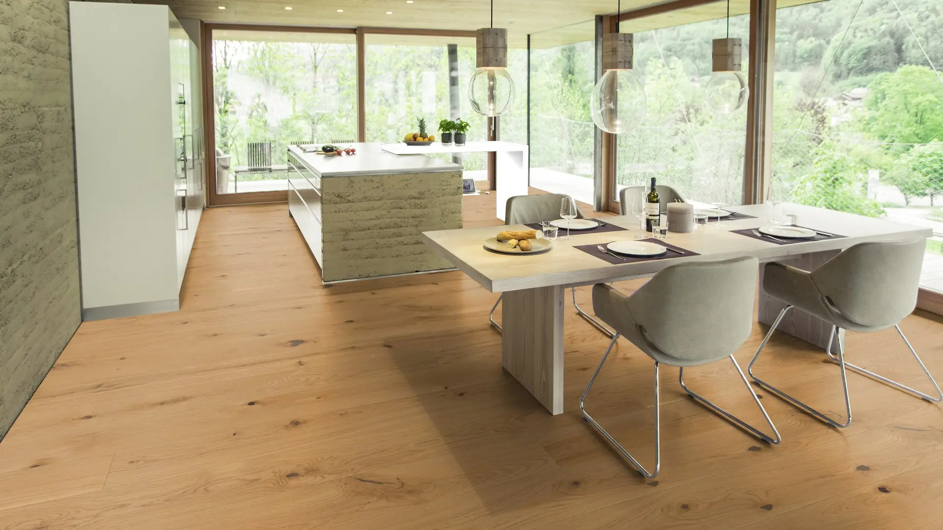 Weitzer Parkett Diele 2245 Eiche Natur wild ProVital finish (geölt) – Bild 5