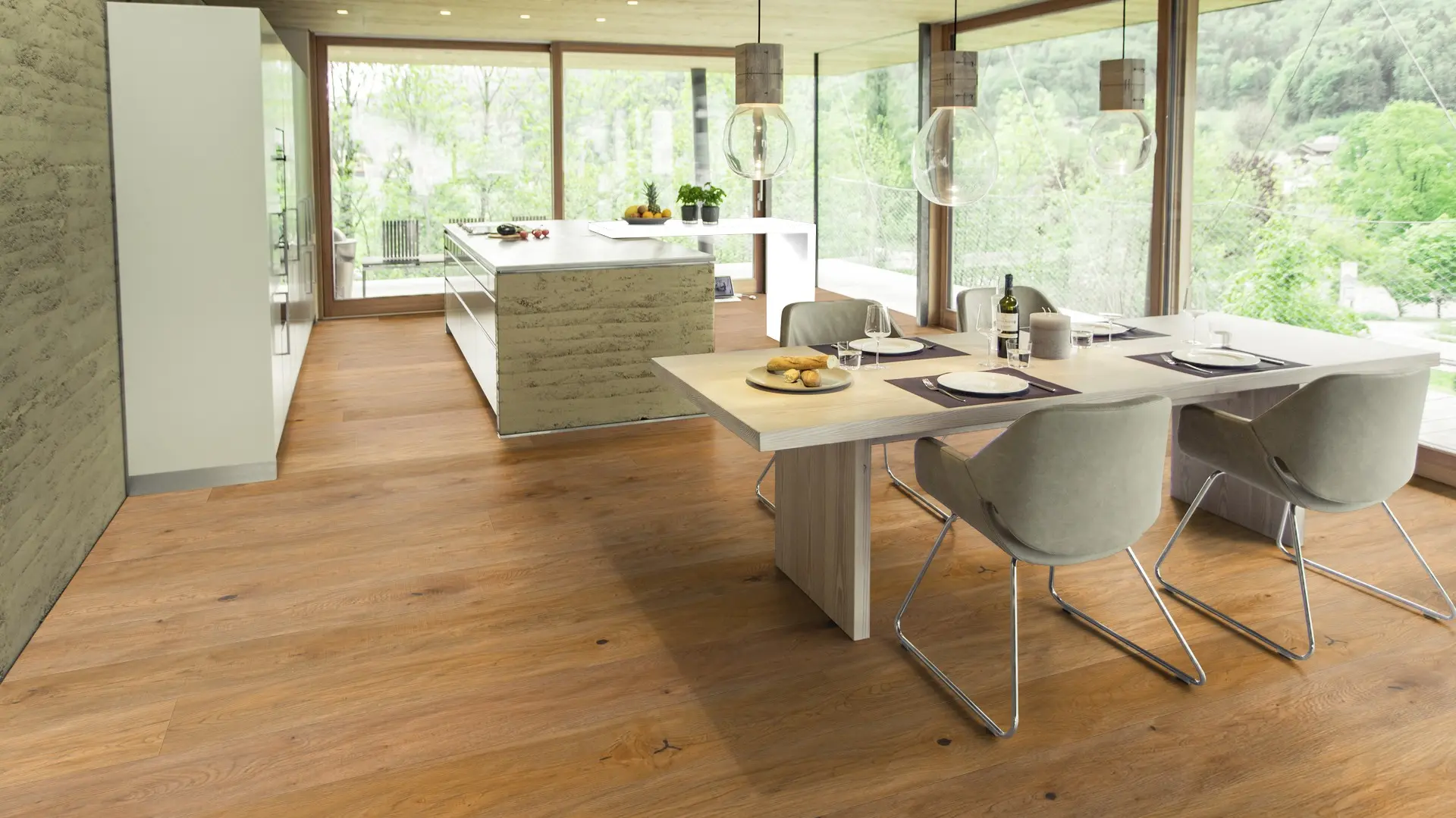 Weitzer Parkett Diele 2245 Eiche Natur wild ProVital finish (geölt) – Bild 5