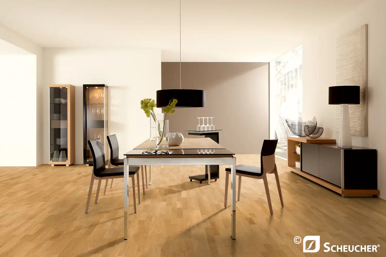 Scheucher Parkett 3-Stab Woodflor182 Eiche Natur Natura Geschliffen Tenseo Classico